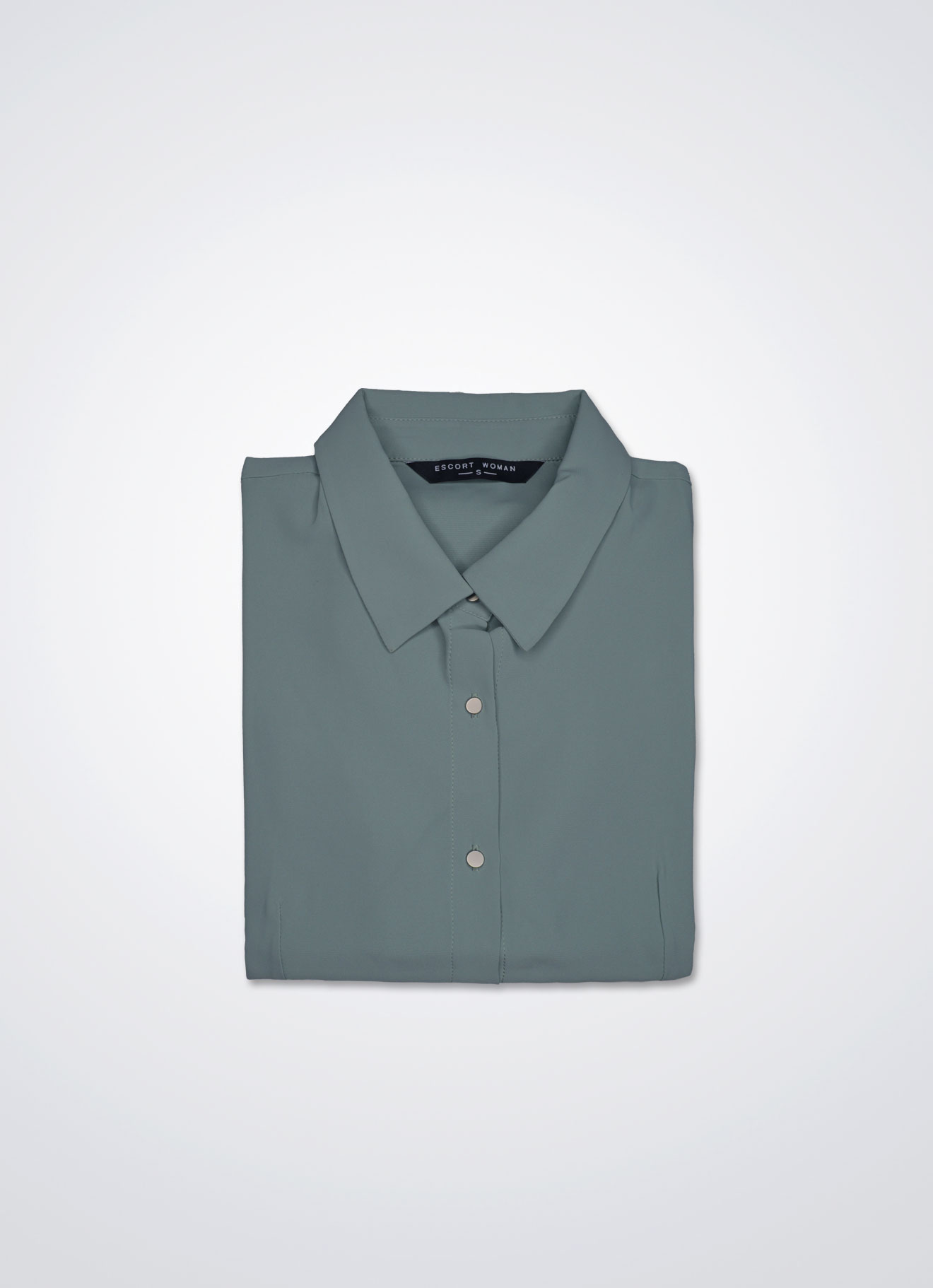 Cameo-Green by Shirt Collor Top