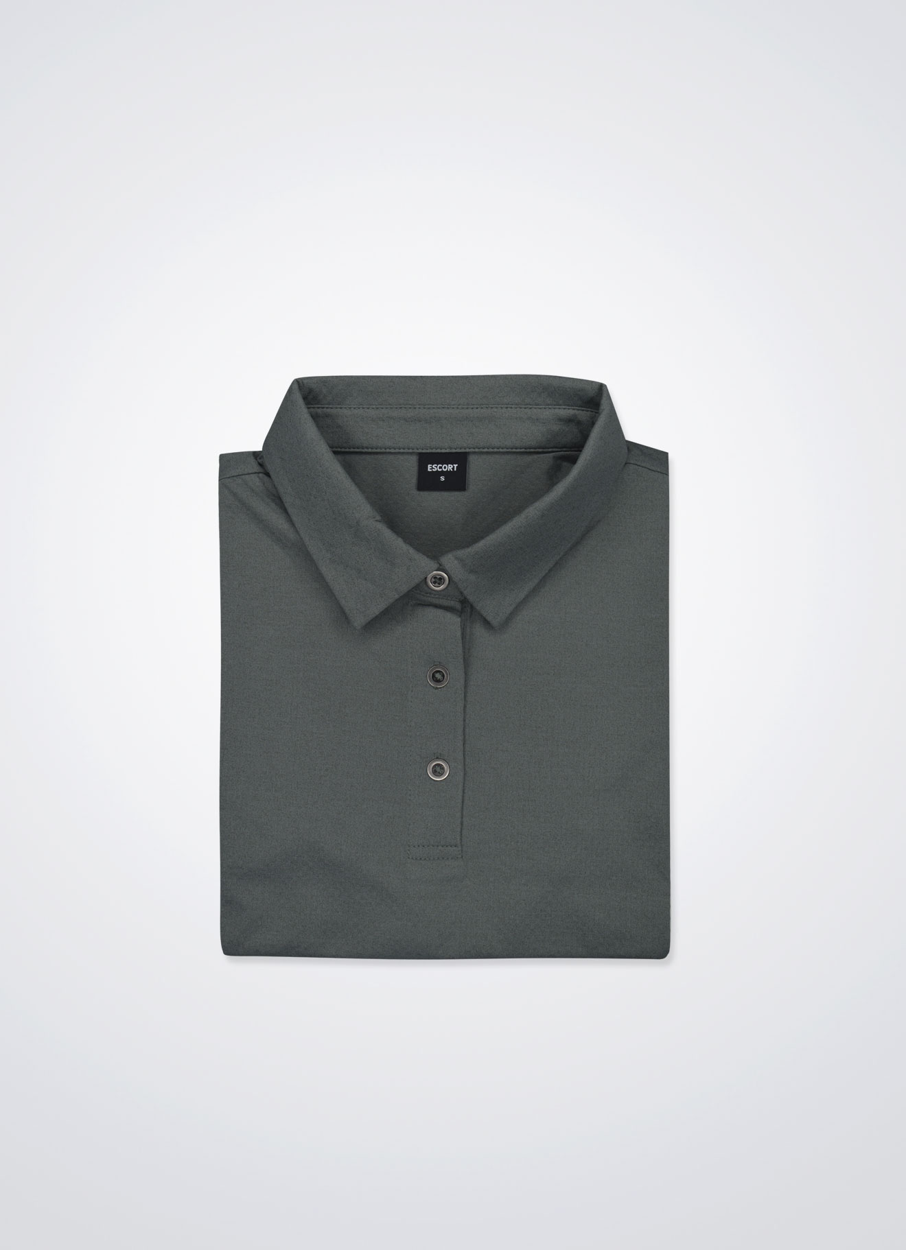 Castor-Gray by Short-Sleeve Polo Shirt