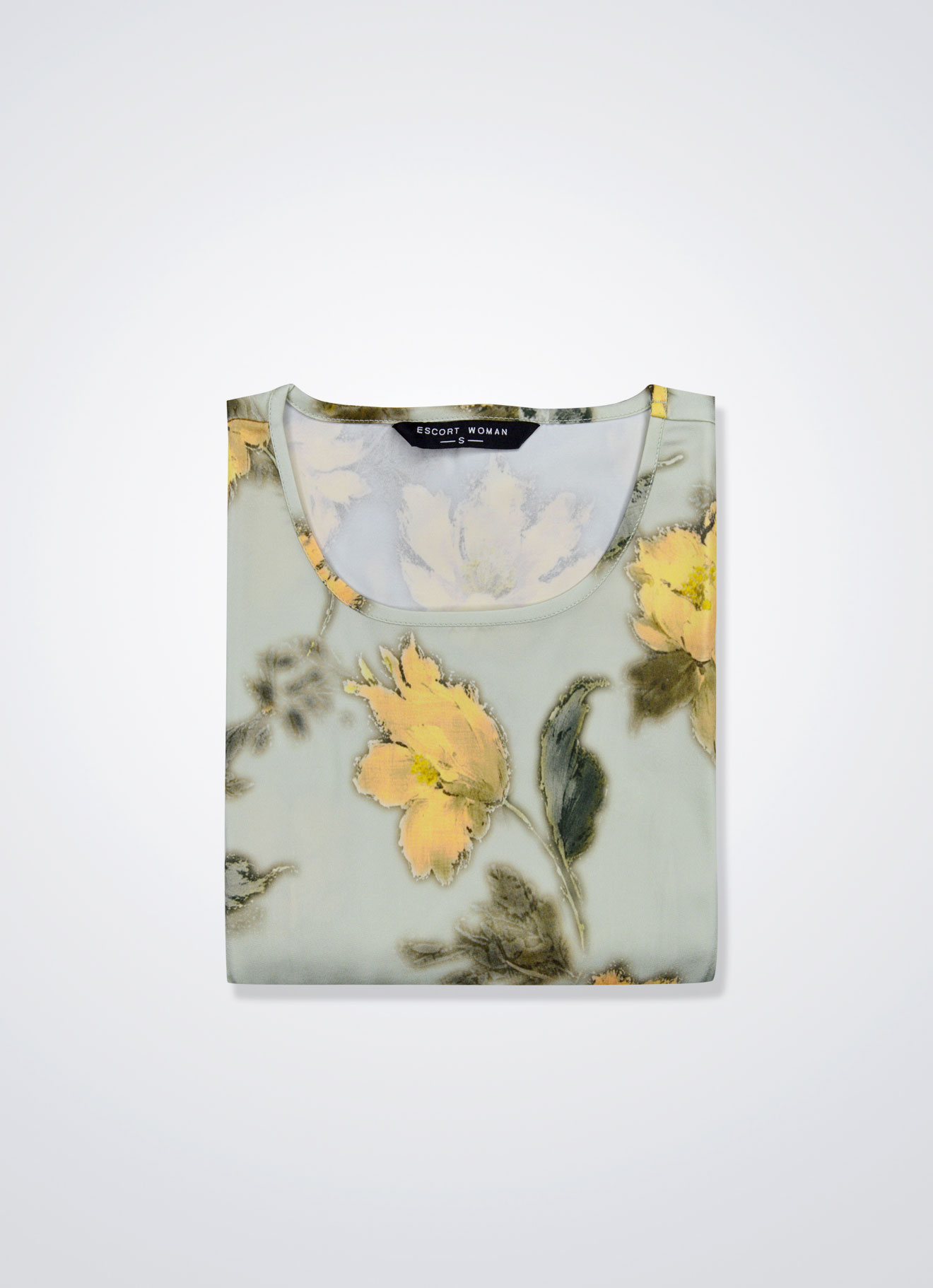 Celadon-Tint by Floral Printed Dress