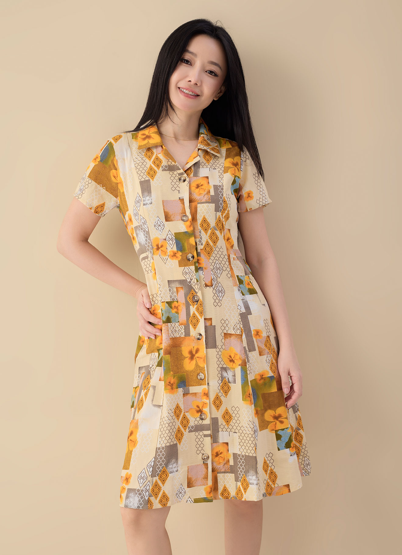 Chamomile by Printed Dress