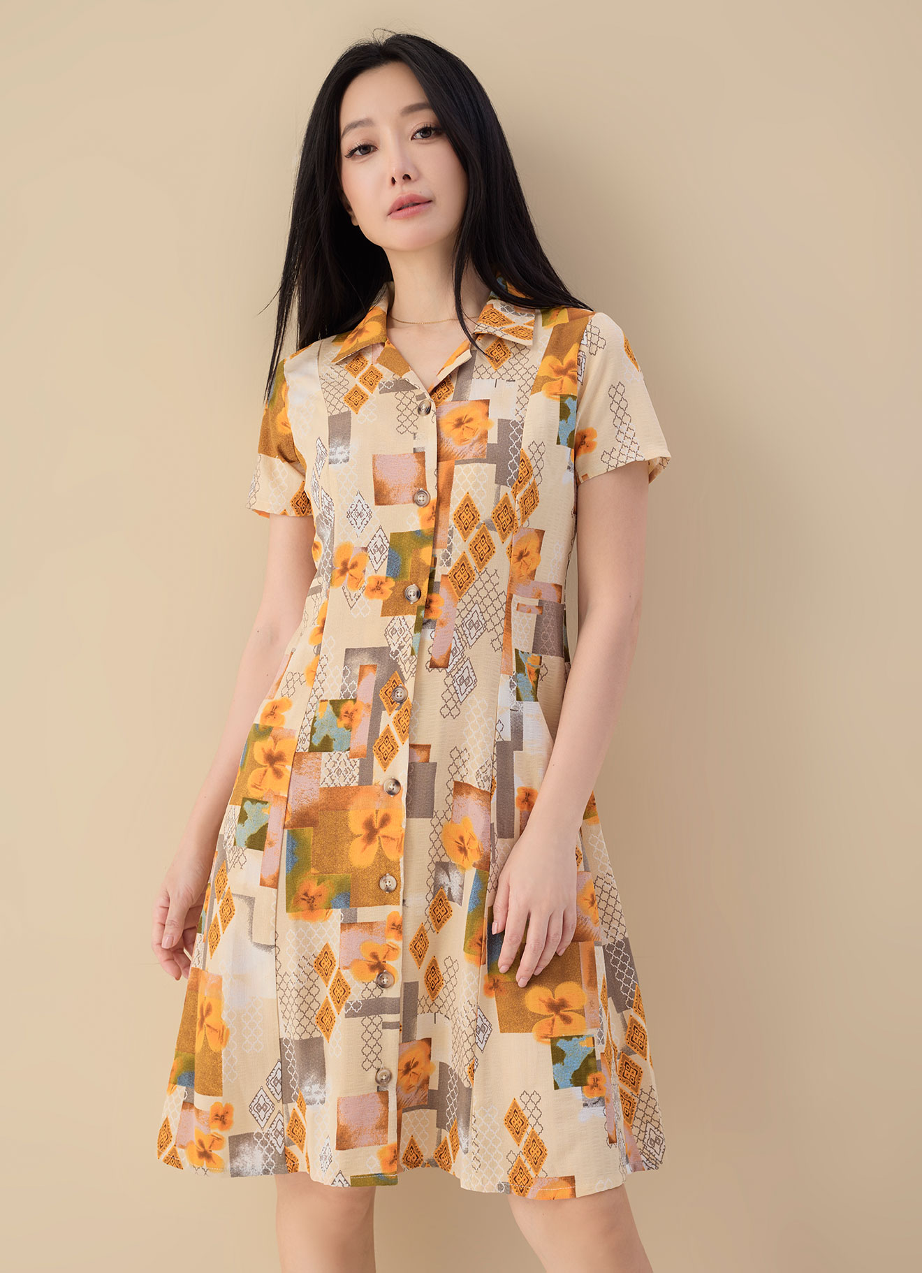 Chamomile by Printed Dress