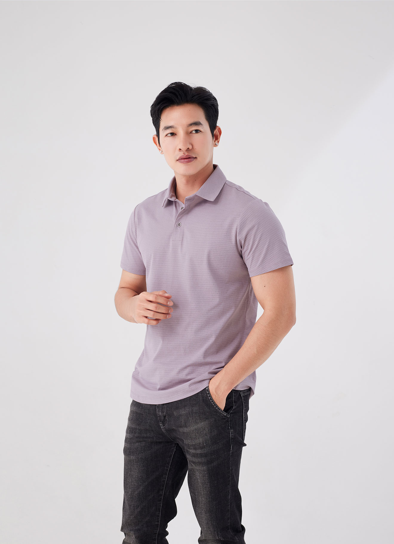 Cloud Gray by Polo Shirt