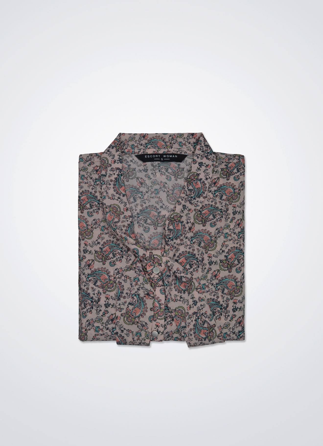 Cloud-Pink by Printed Blouse