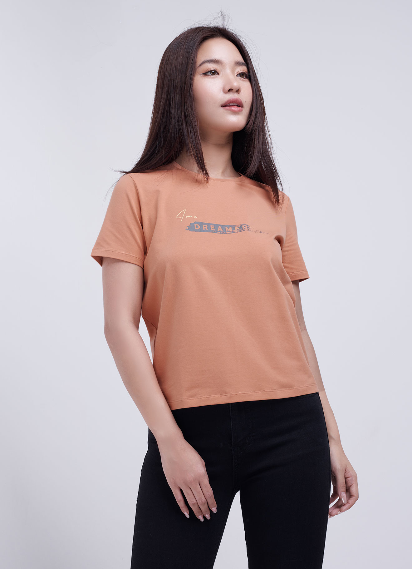 Copper-Tan by Printed Top