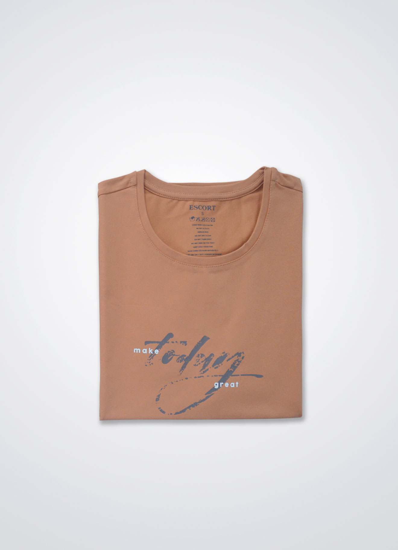 Copper-Tan by Printed Top