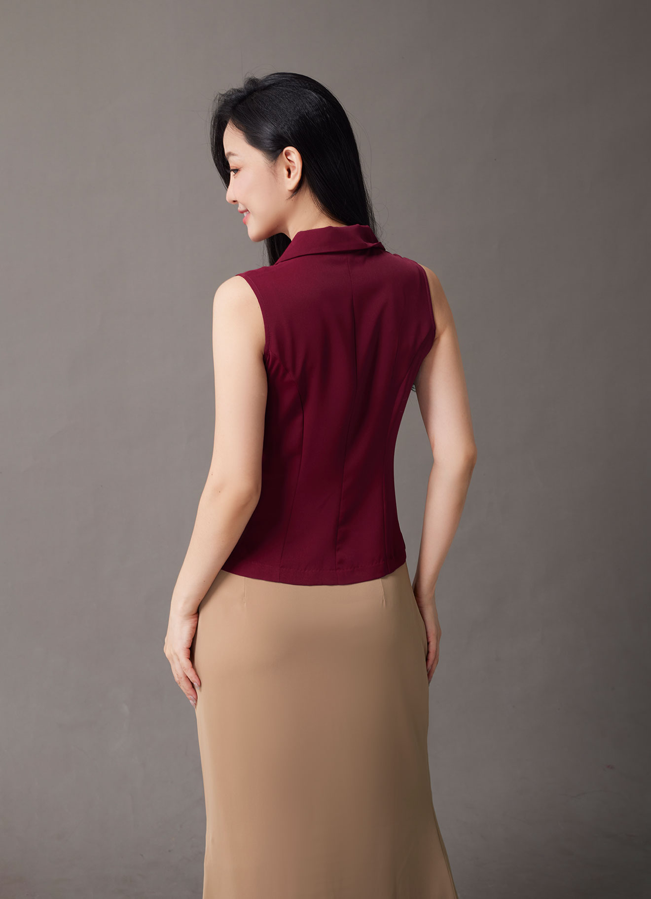 Cordovan by Sleeveless Top
