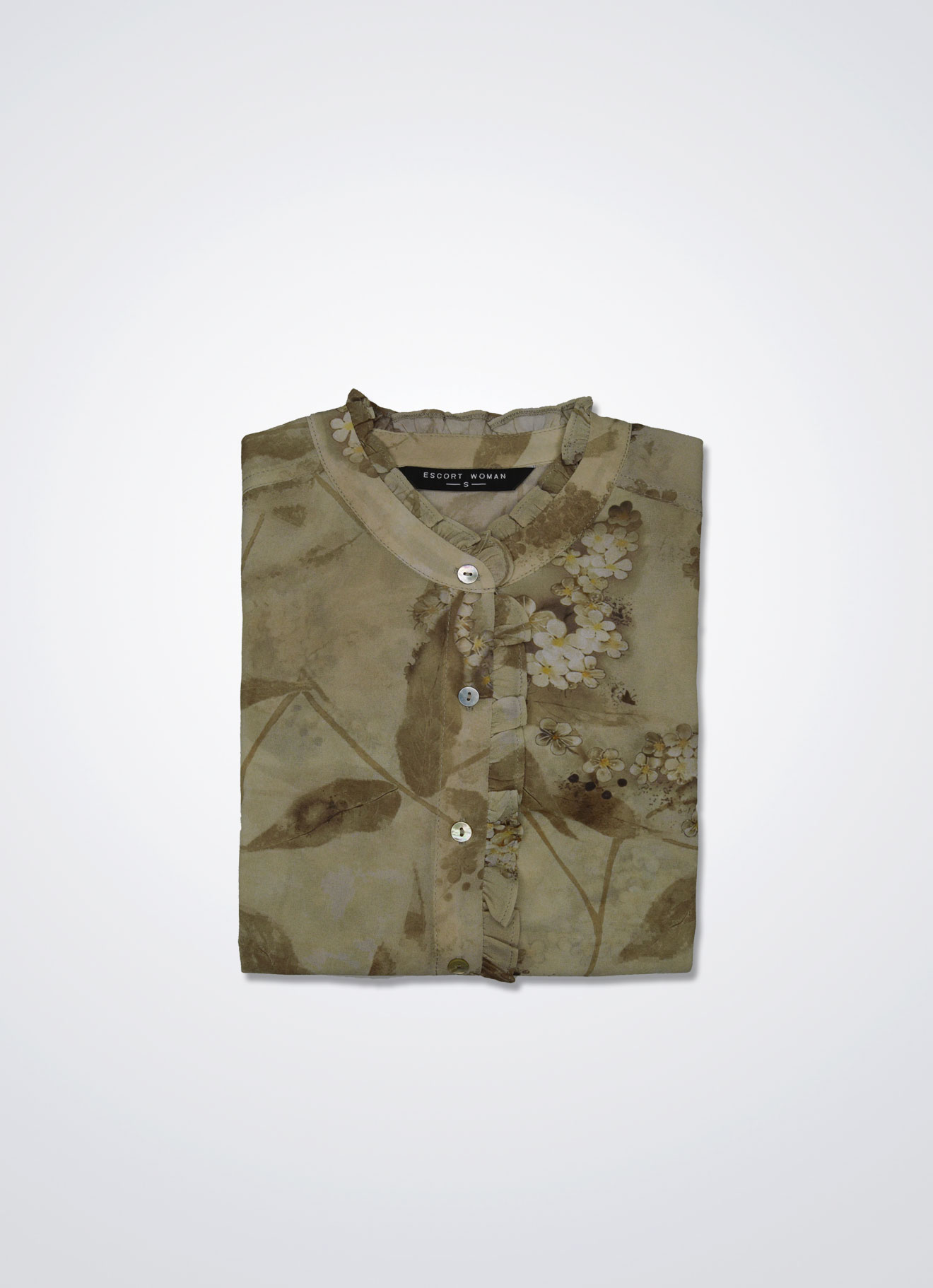Creme-Brulee by Floral Printed Blouse