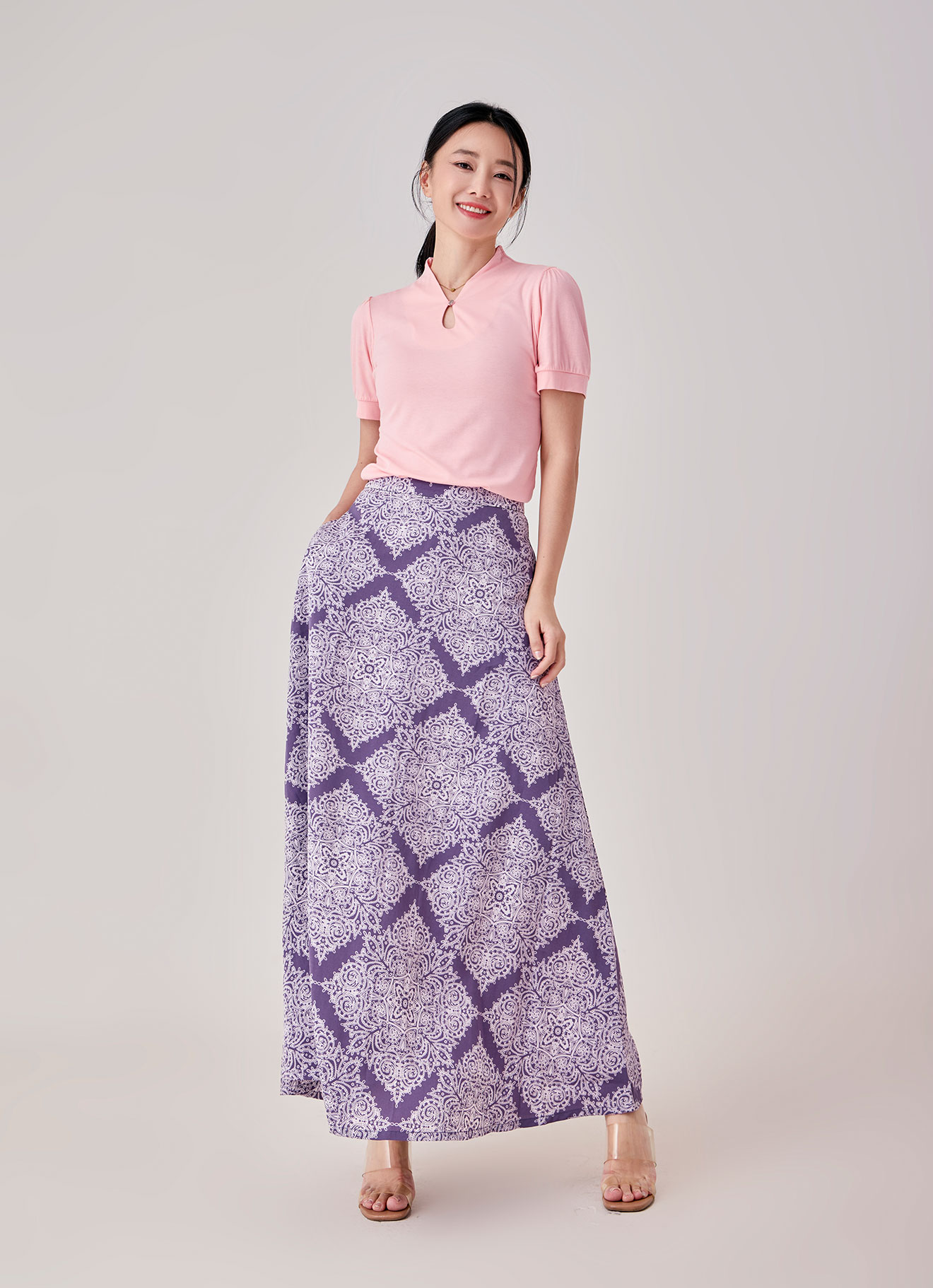 Crystal-Rose  by Sleeve Blouse