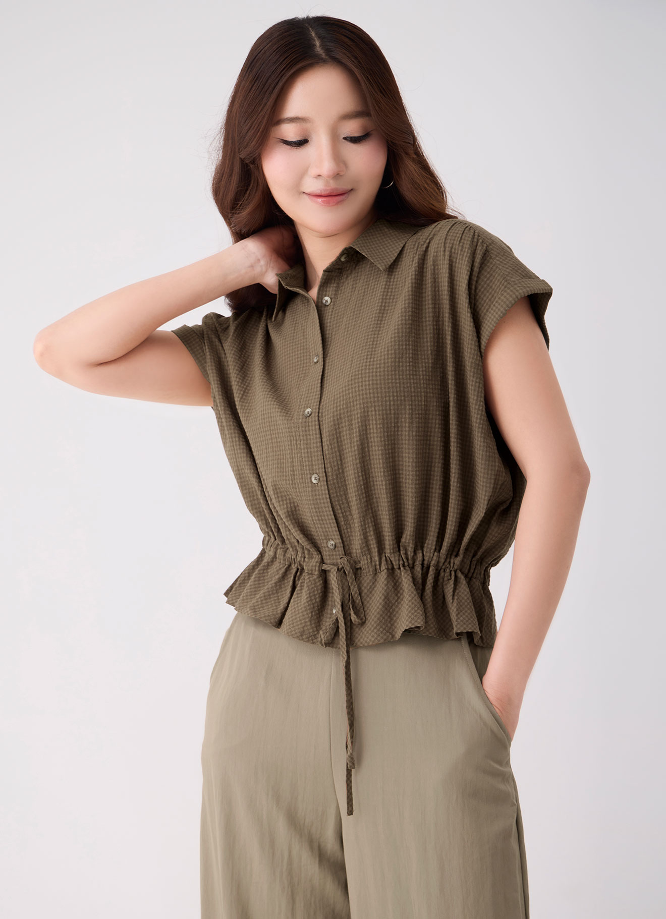 Cub by Shirt Collor Blouse