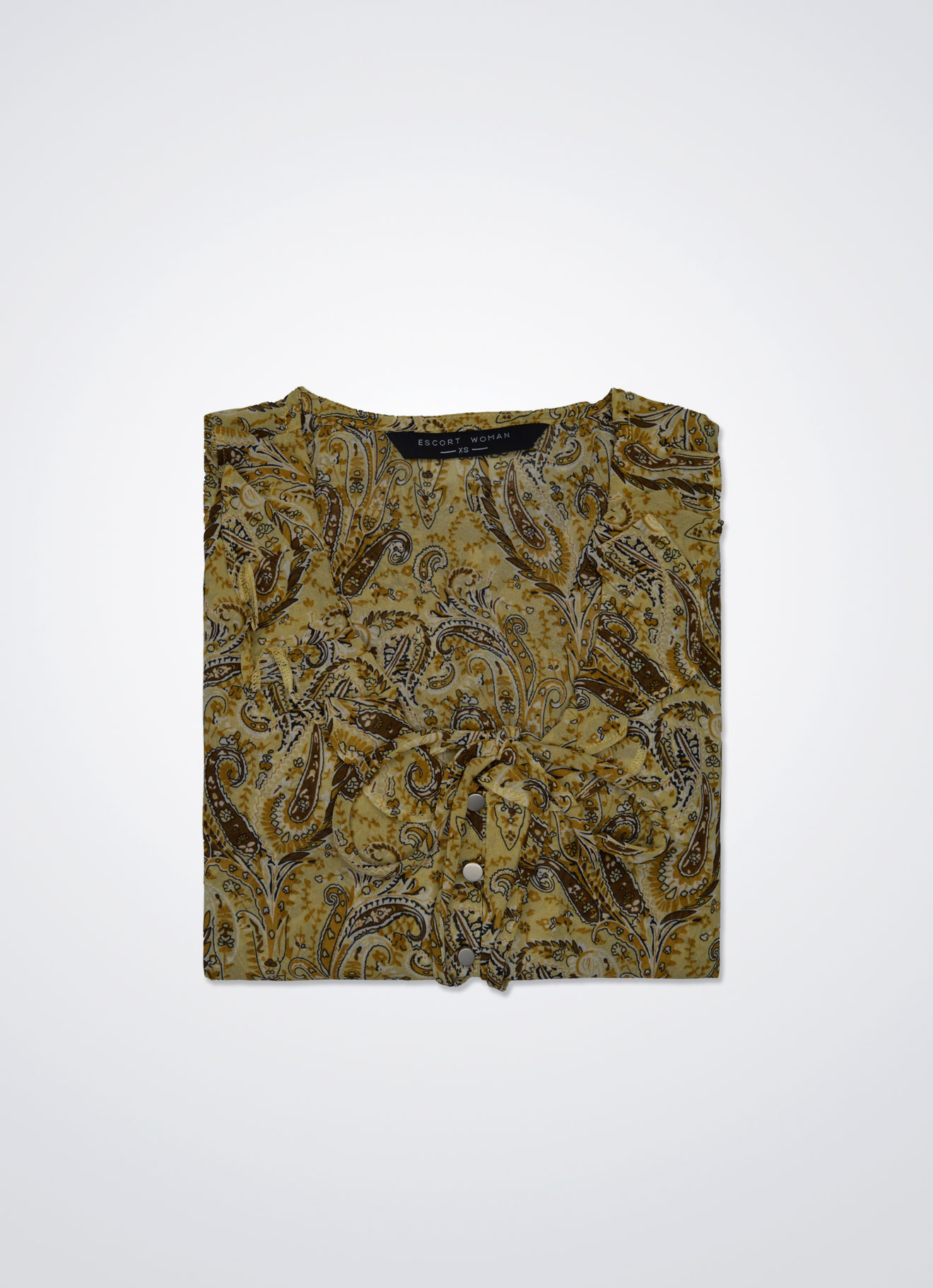 Custard by Pleated Blouse