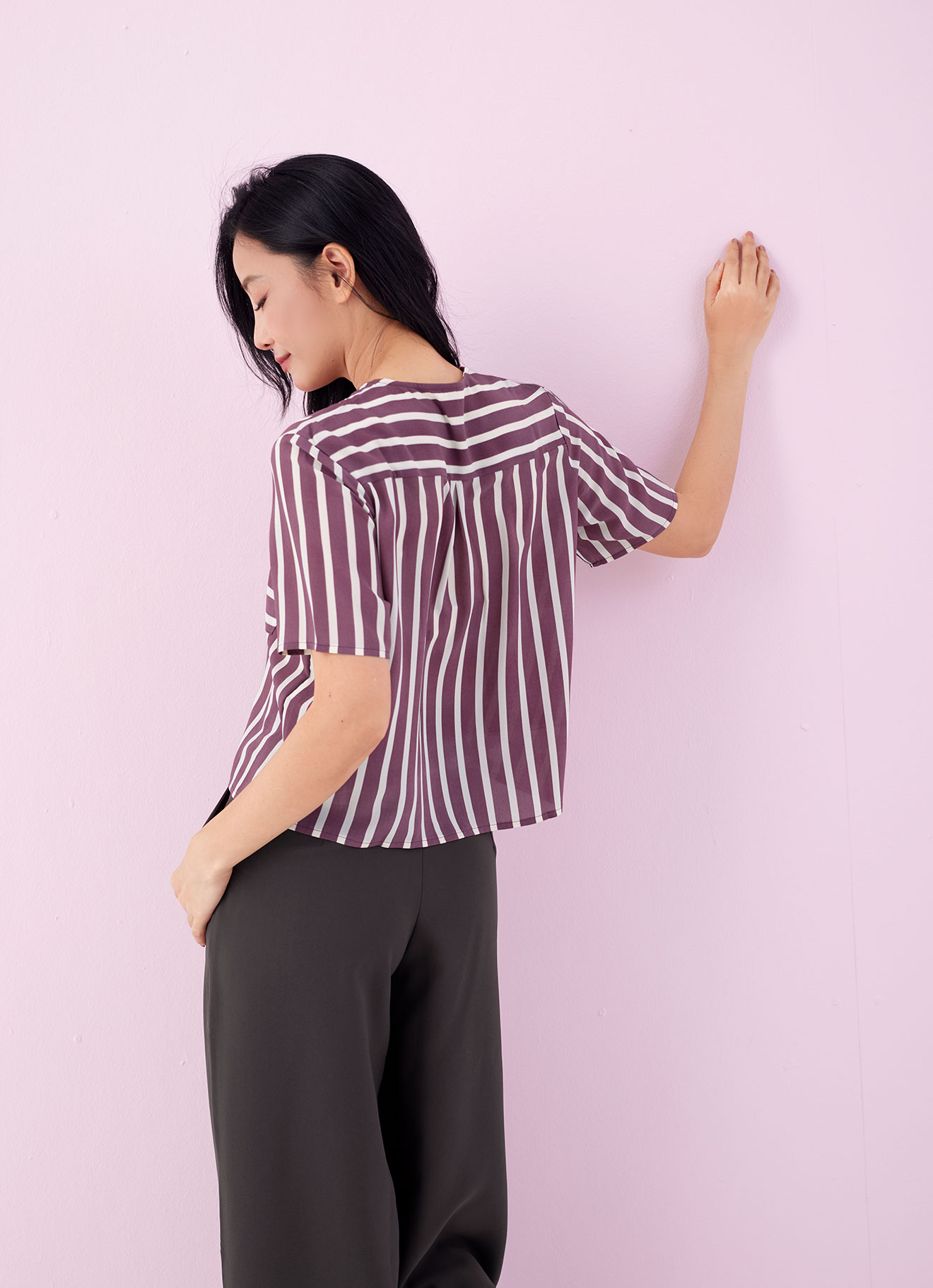 Damson by STRIPED TOP