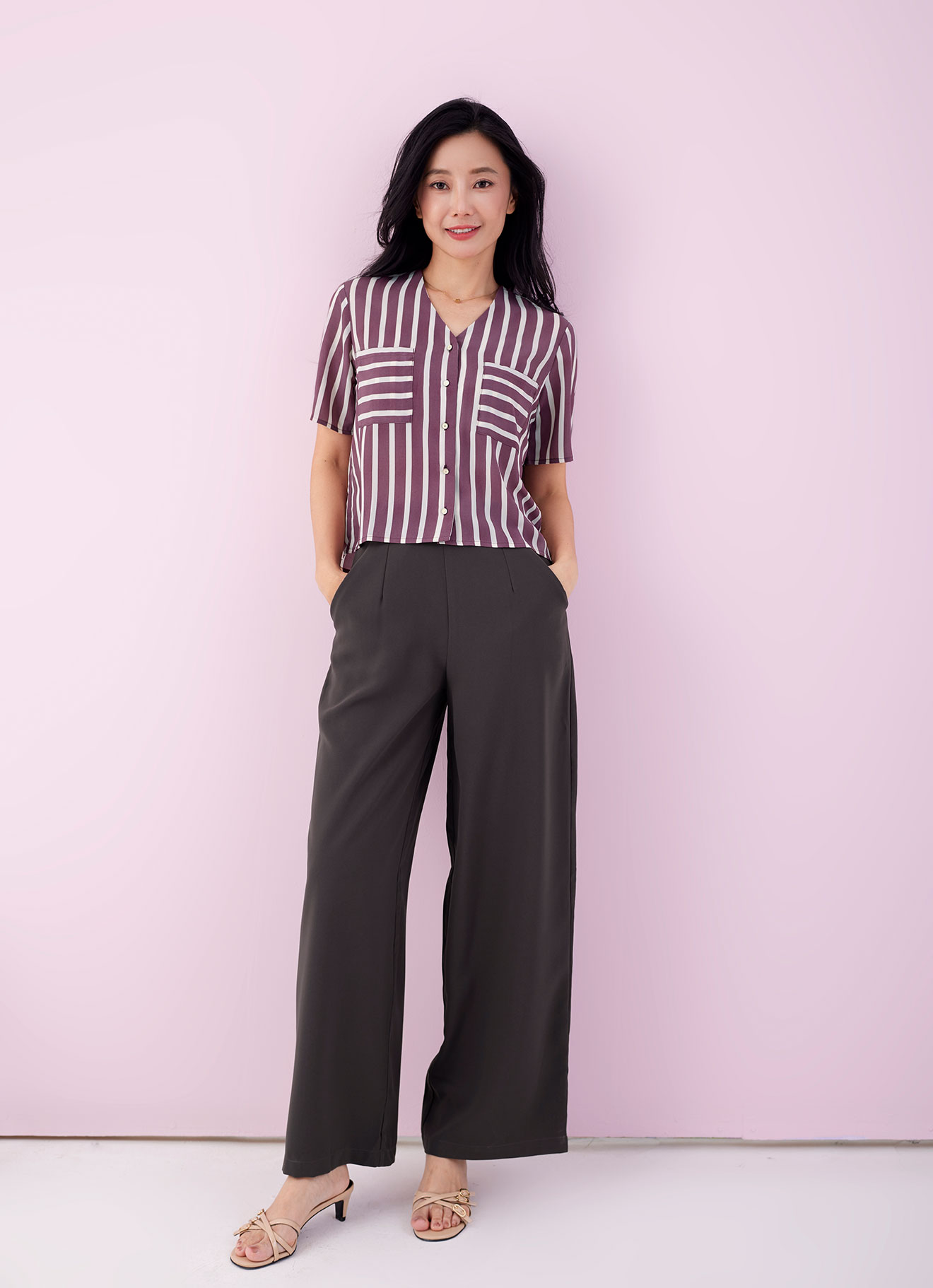 Damson by STRIPED TOP