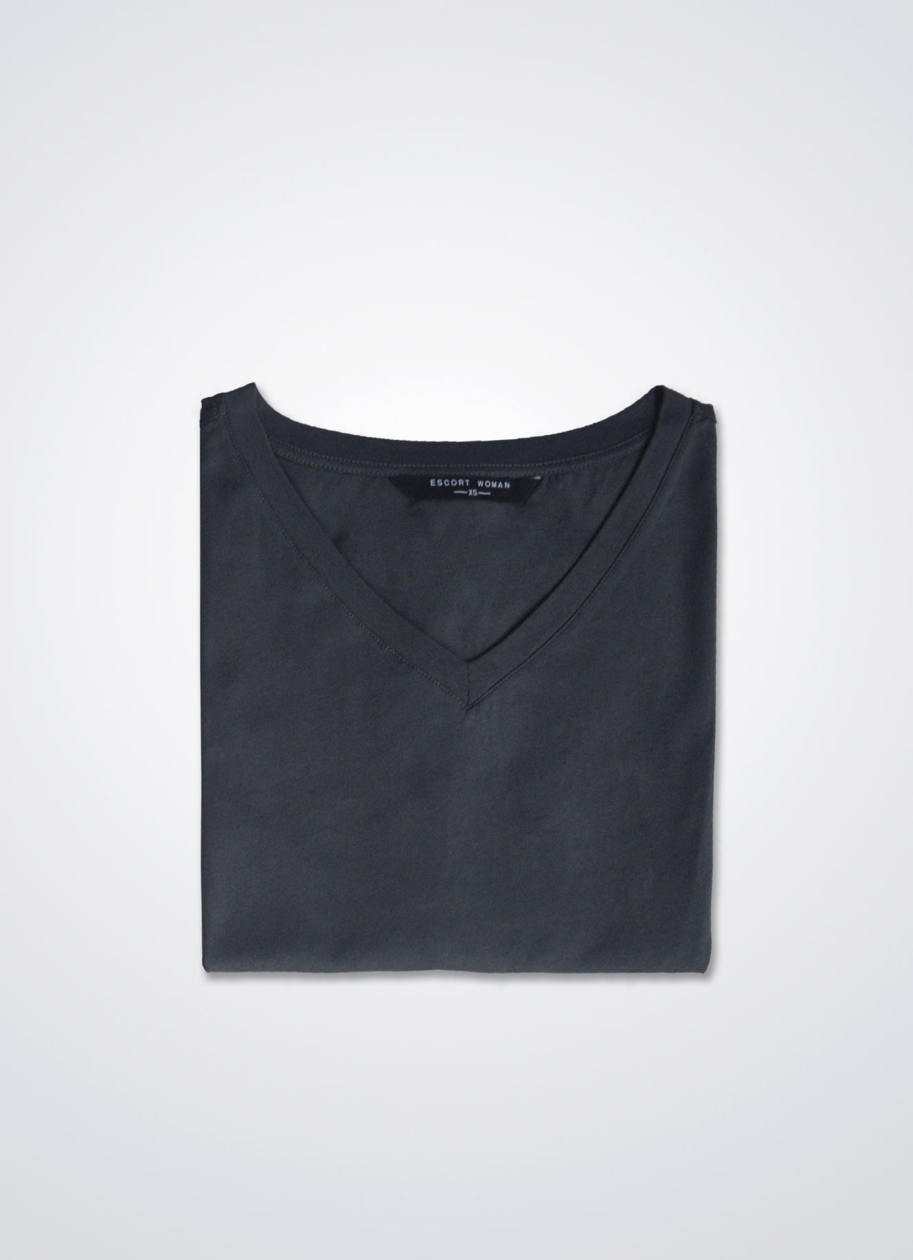 Dark-Shadow by V-Neck Blouse