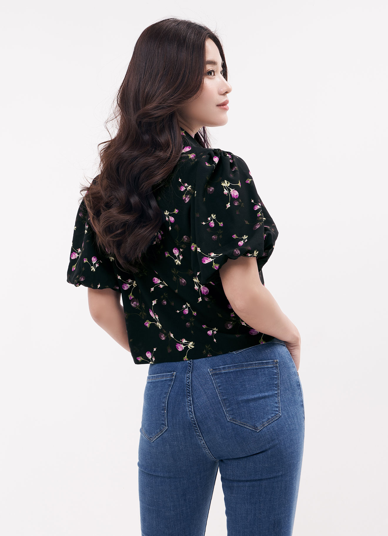 Deep-Orchid  by Sleeve Top