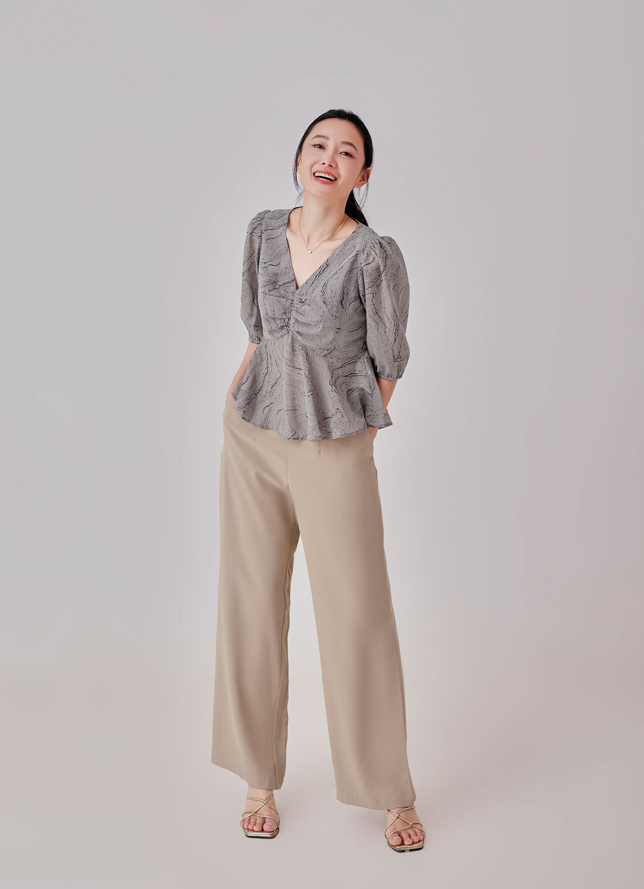 Dove by V-Neck Blouse