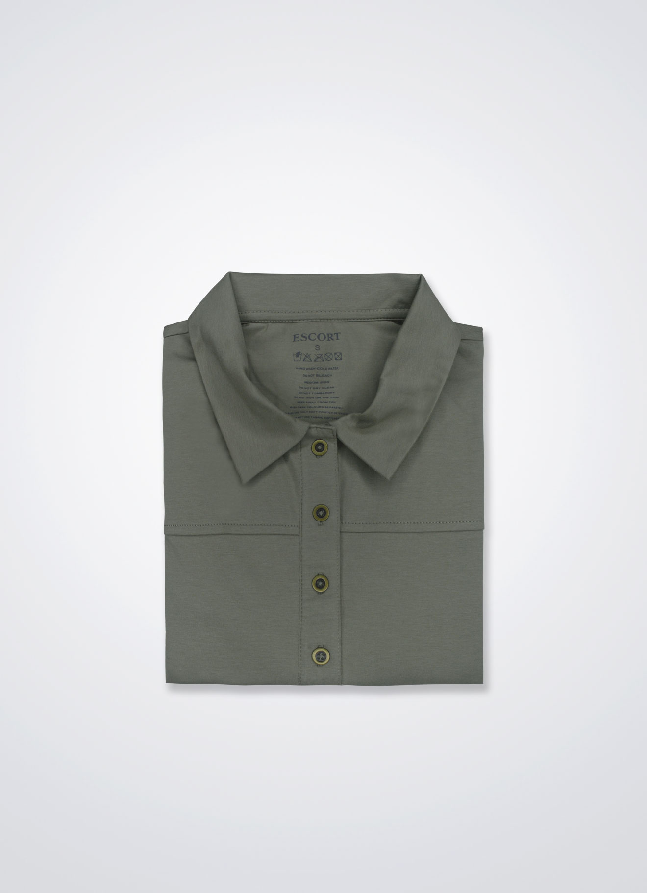 Dusky-Green by Sleeve Dress