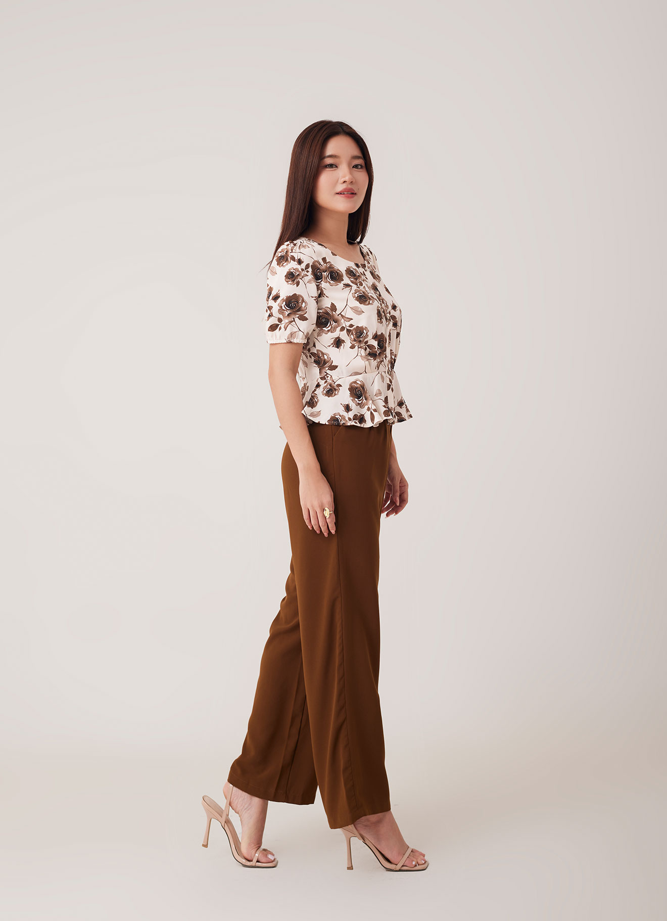 Ecru by Floral Printed Blouse
