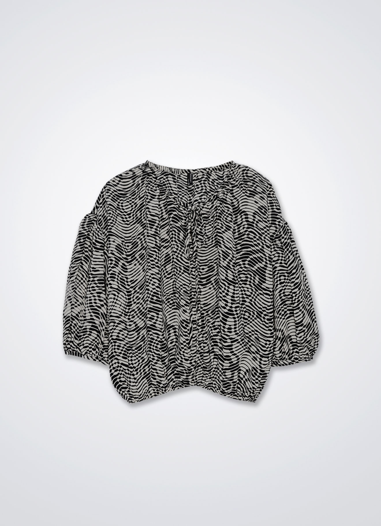 Ecru by Printed Blouse