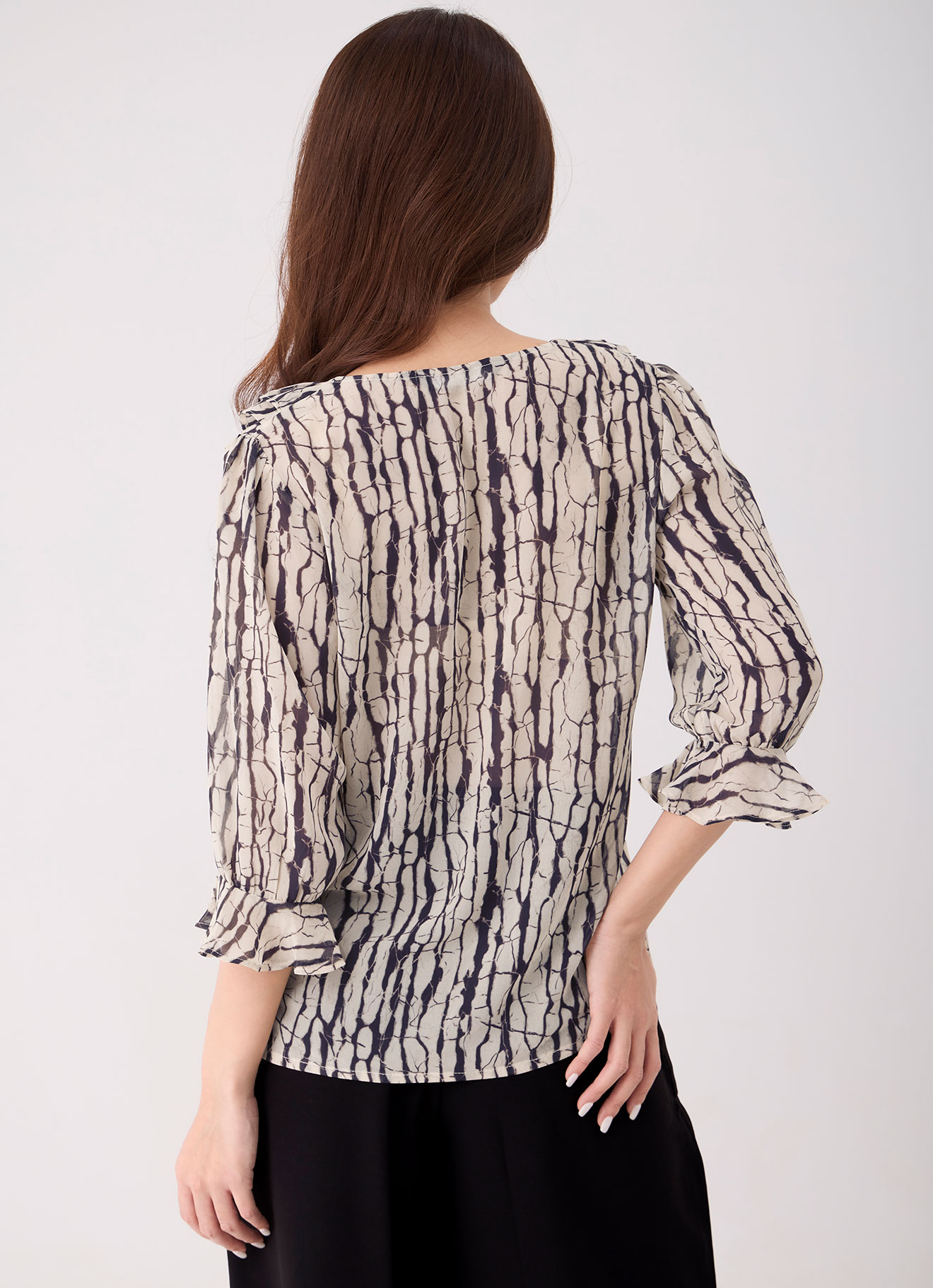 Eggnog by Pleated Blouse
