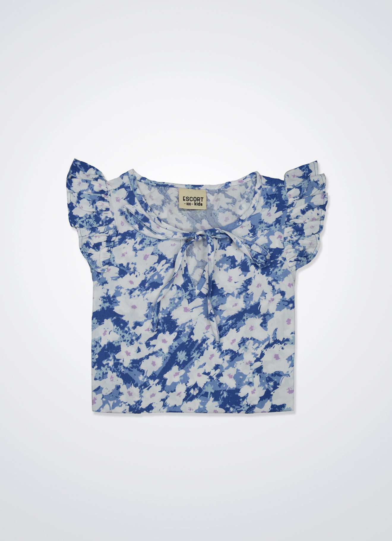 Ensign-Blue by Pleated Blouse
