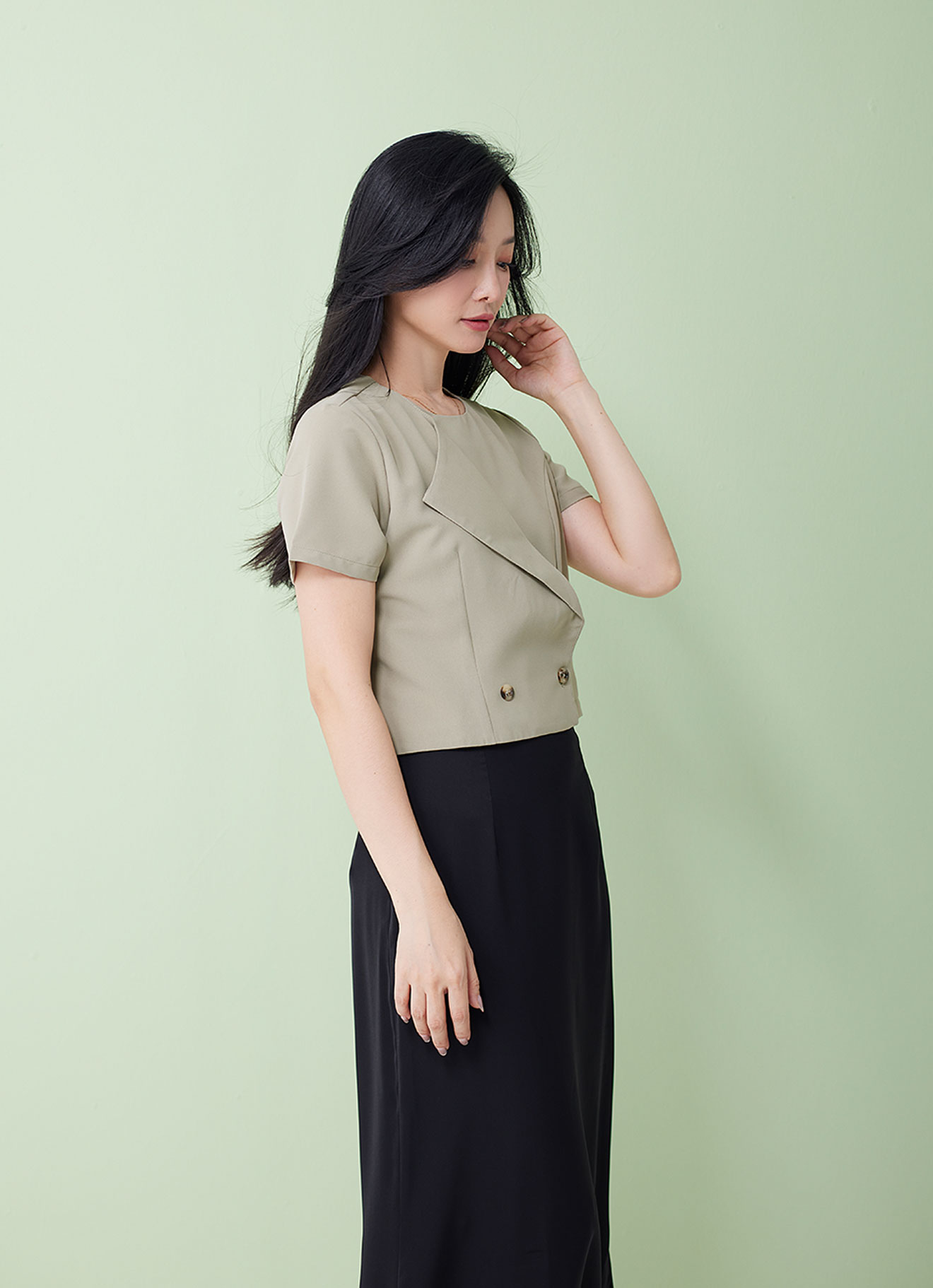Eucalyptus by Sleeve Blouse