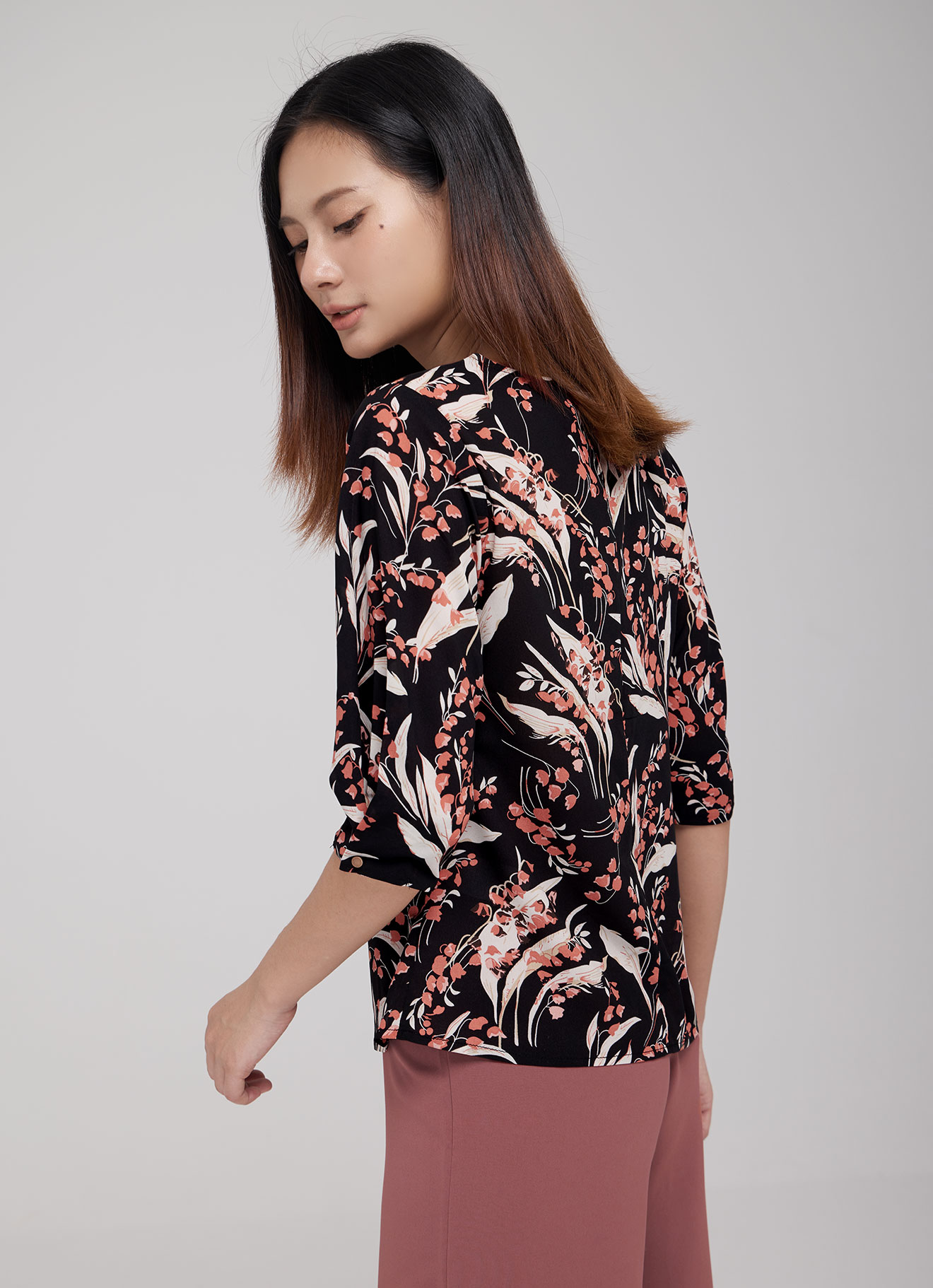 Flamingo by Sleeve Blouse