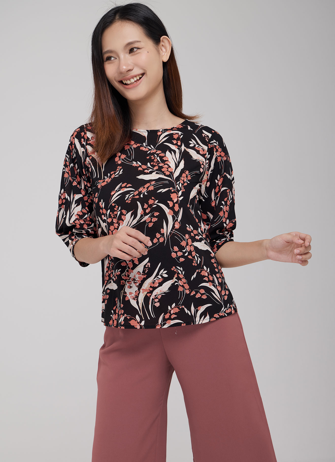 Flamingo by Sleeve Blouse