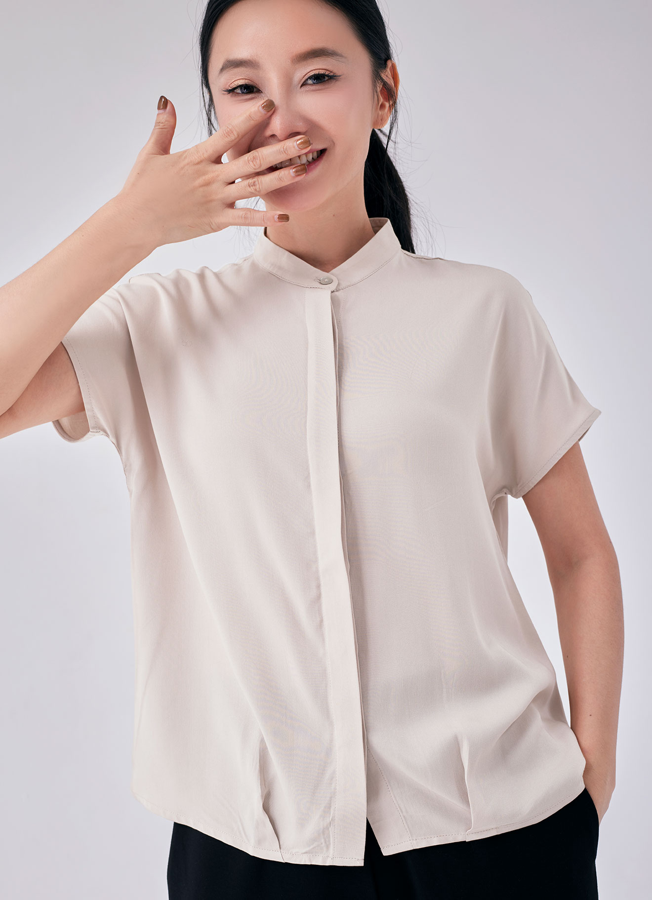 Fog by Sleeve Blouse