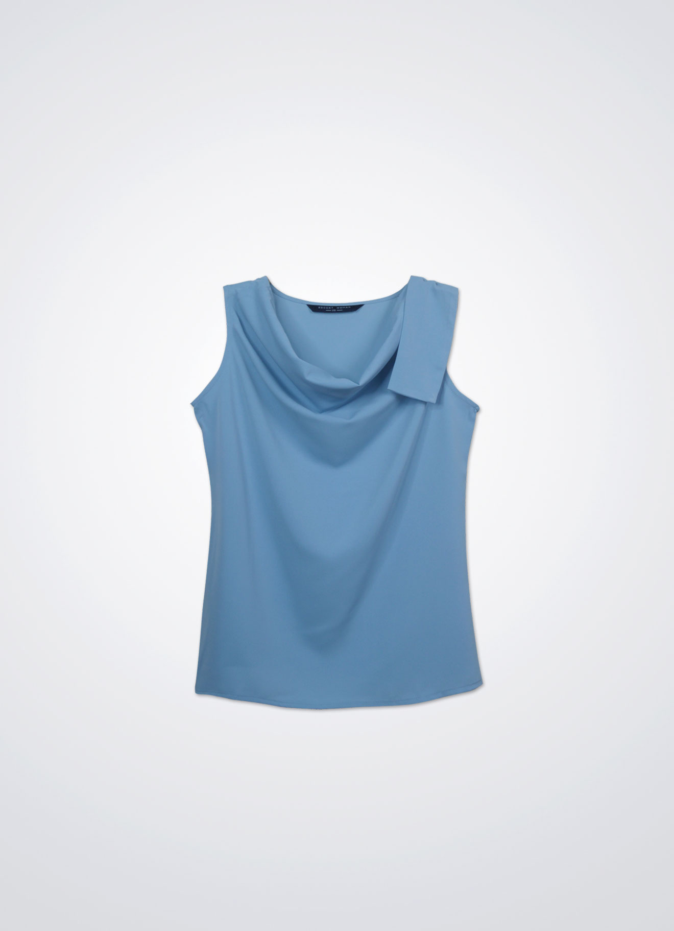 Forget-Me-Not by Sleeveless Blouse