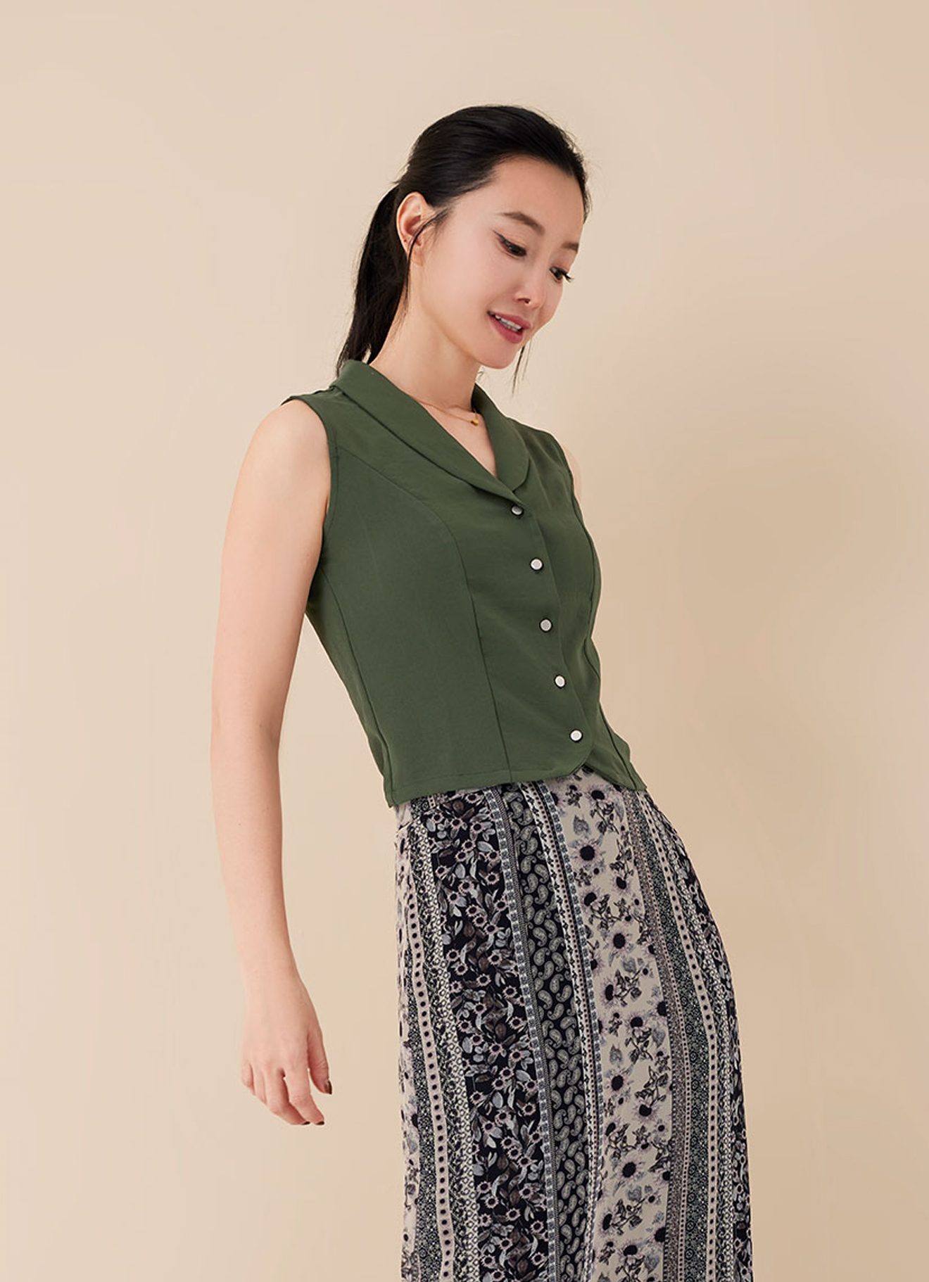 Four-Leaf-Clover by Sleeveless Top