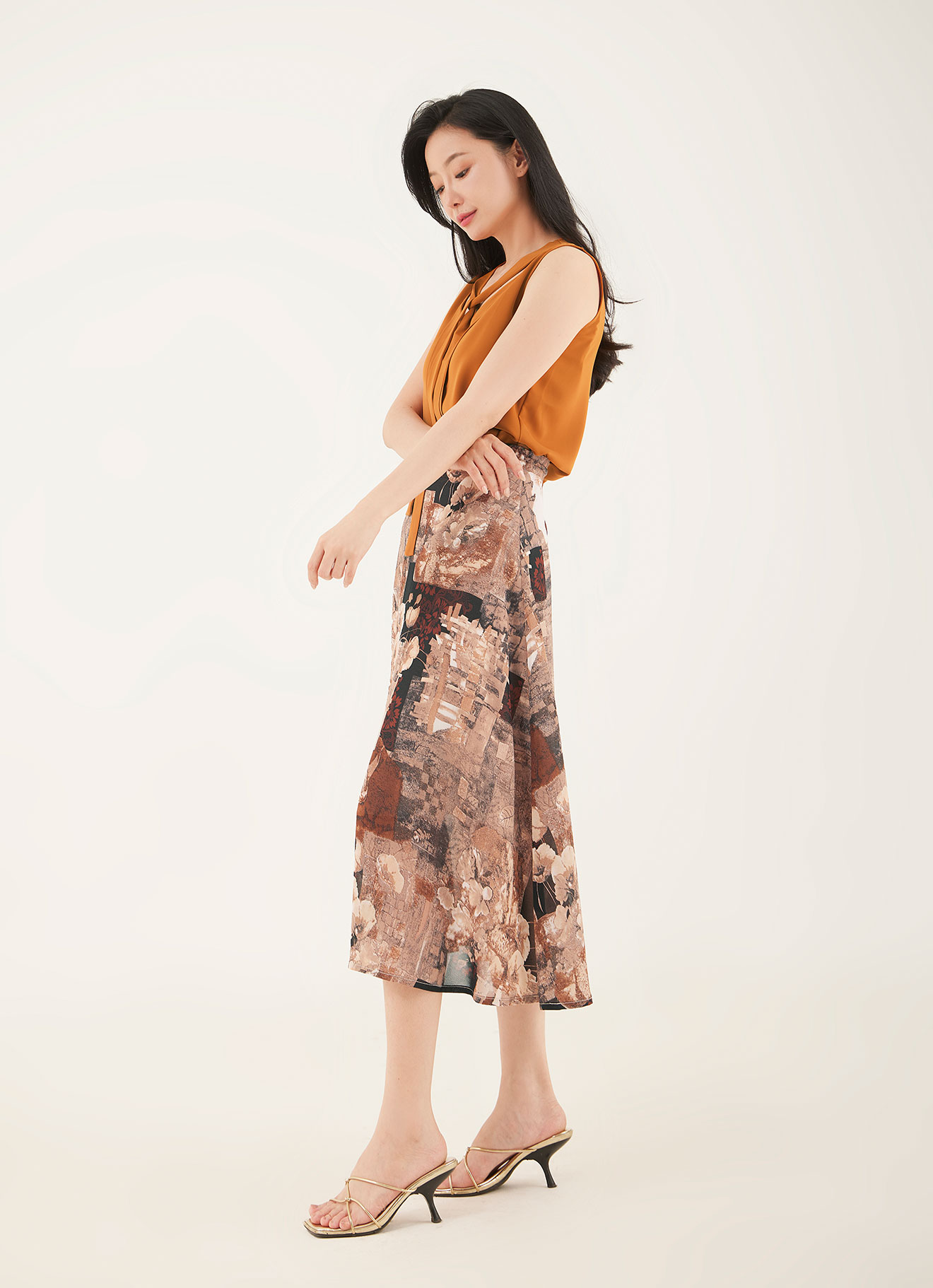 French-Roast by Midi Skirt