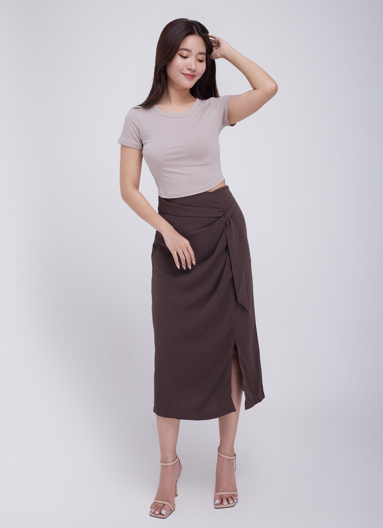 French-Roast  by Midi Skirt