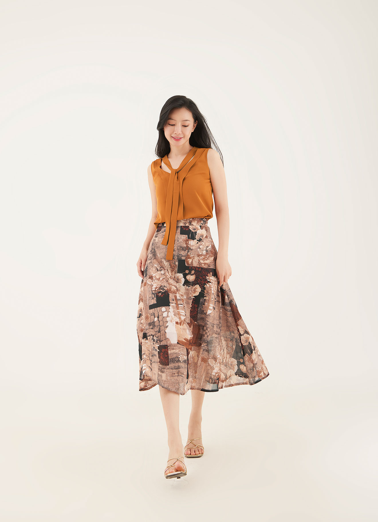 French-Roast by Midi Skirt