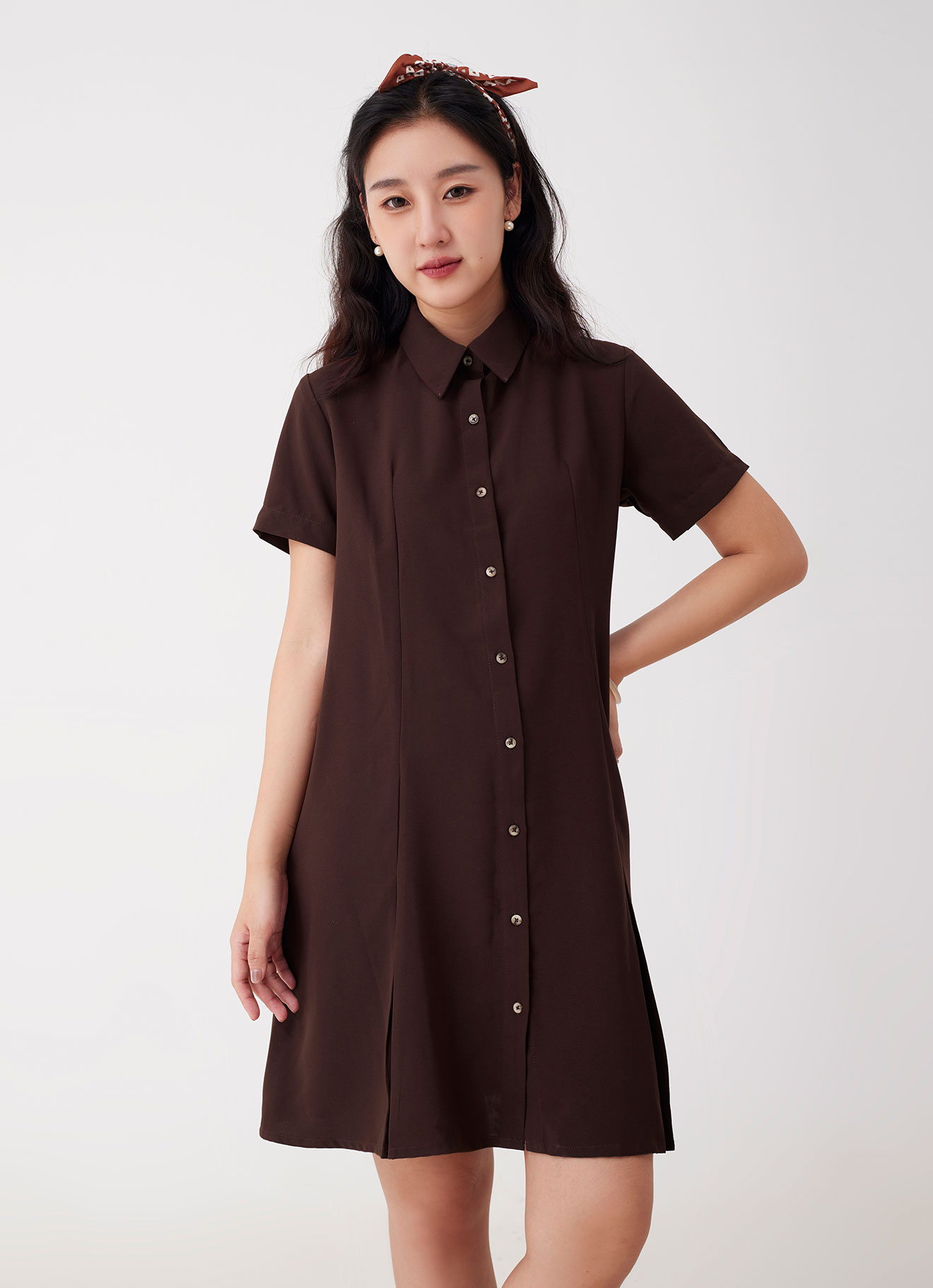 French-Roast  by Sleeve Dress