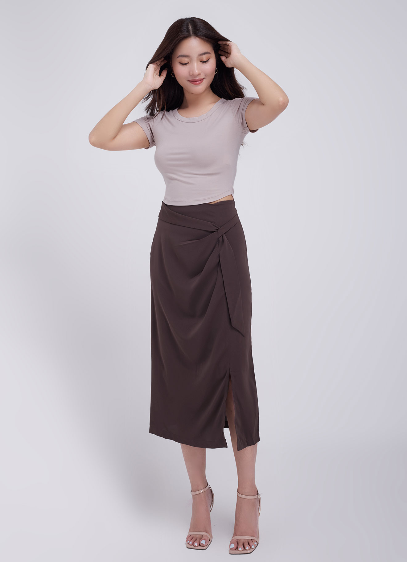 French-Roast  by Midi Skirt