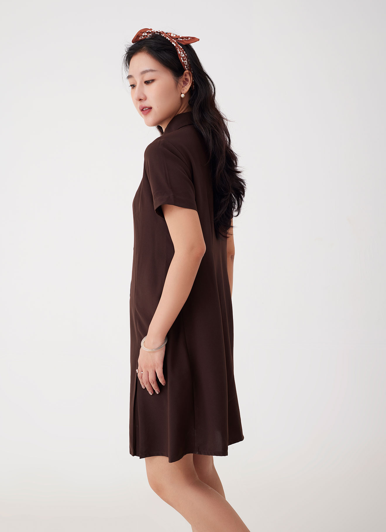 French-Roast  by Sleeve Dress