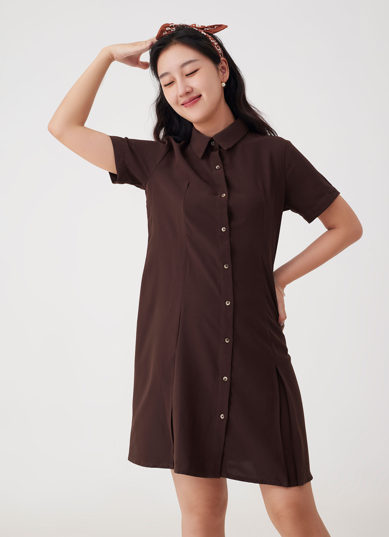 French-Roast  by Sleeve Dress