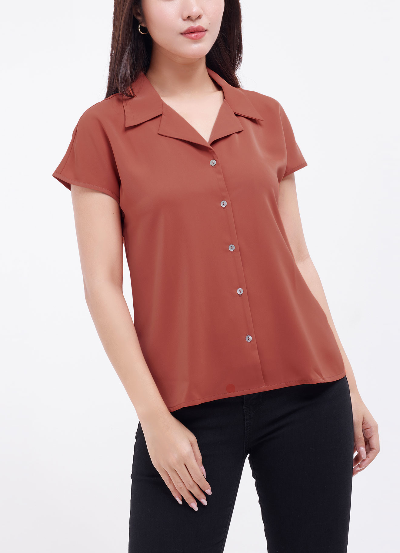 Ginger-Spice  by Sleeve Top