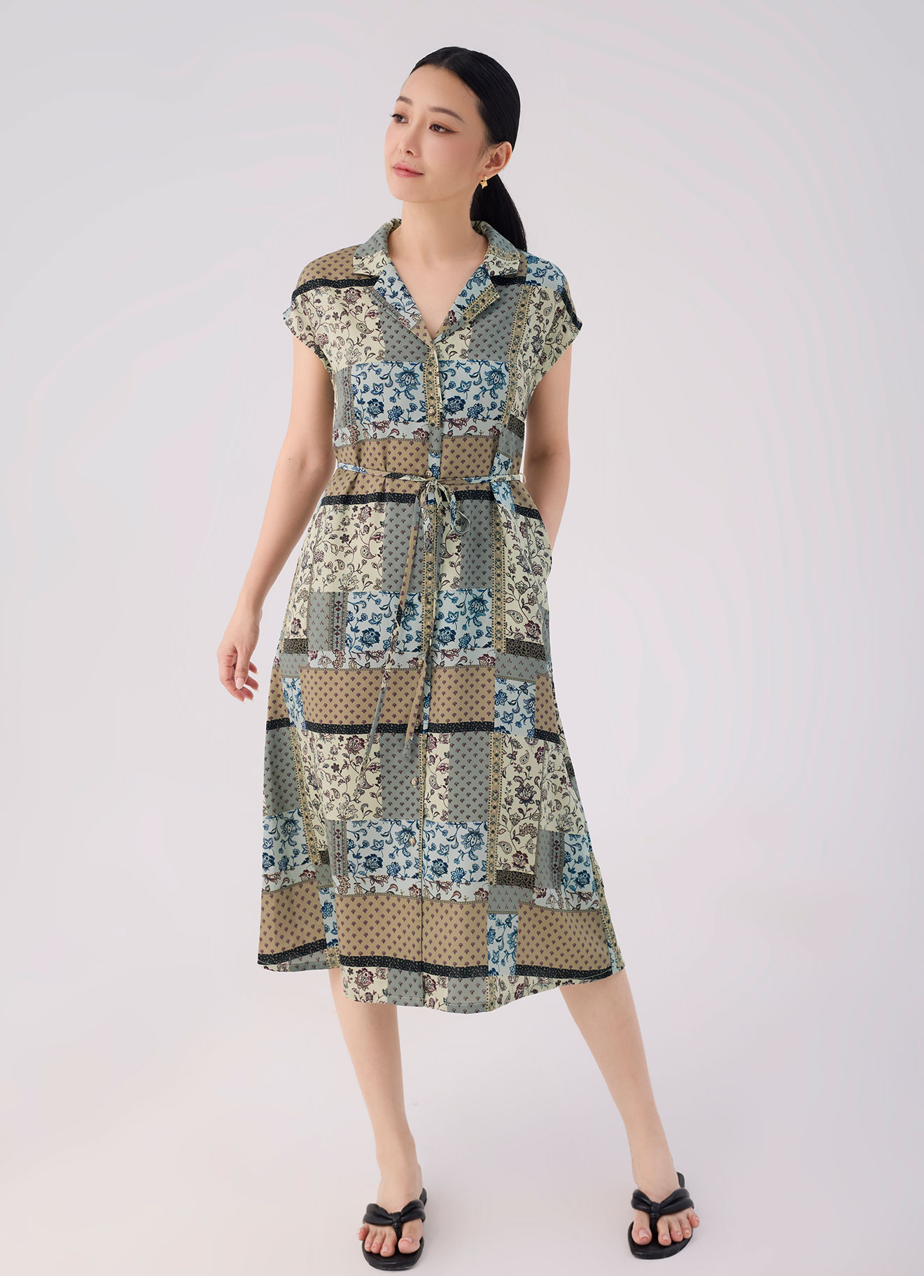 Golden-Mist by Sleeve Dress