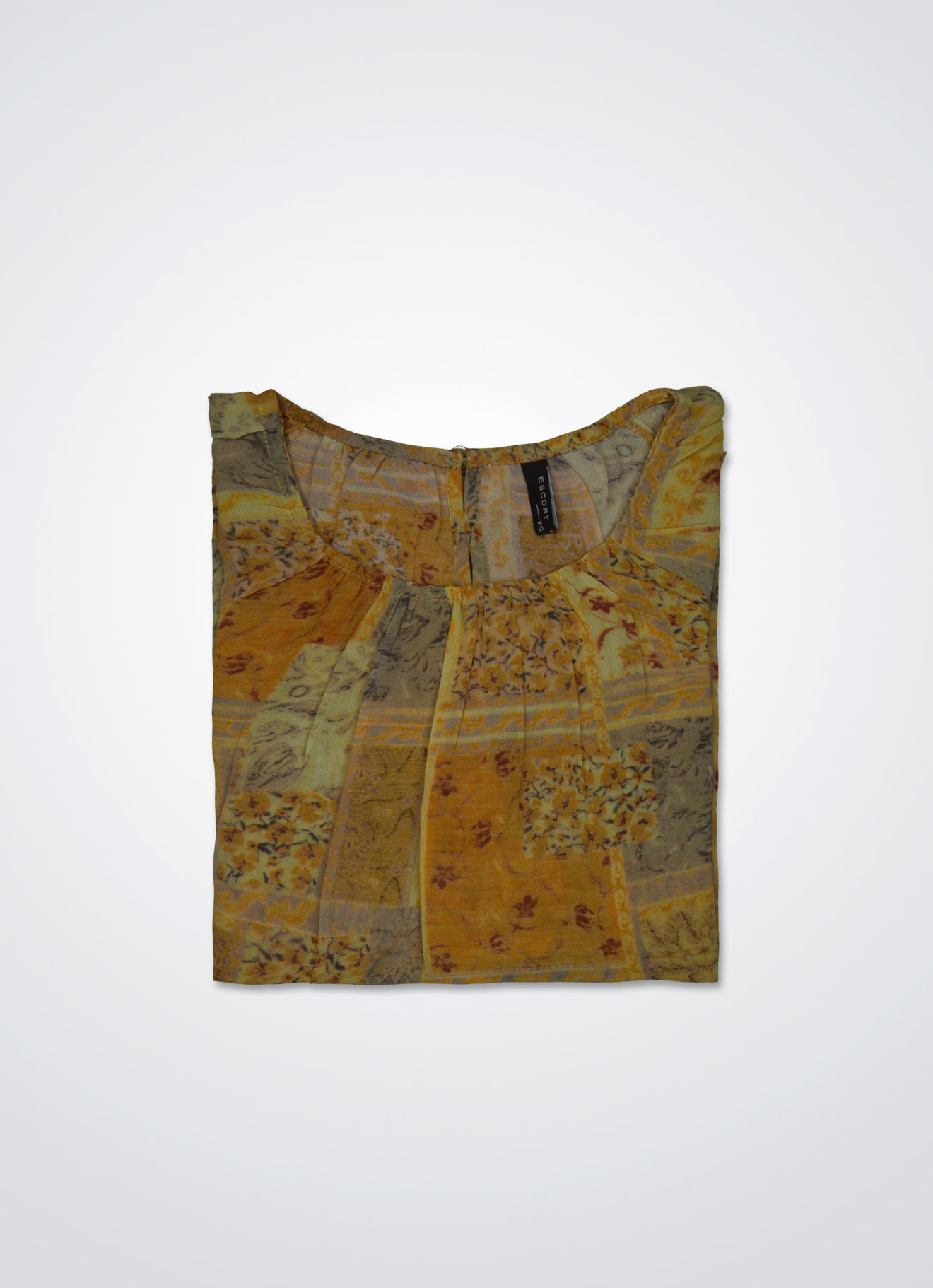 Golden-Mist by Printed Blouse