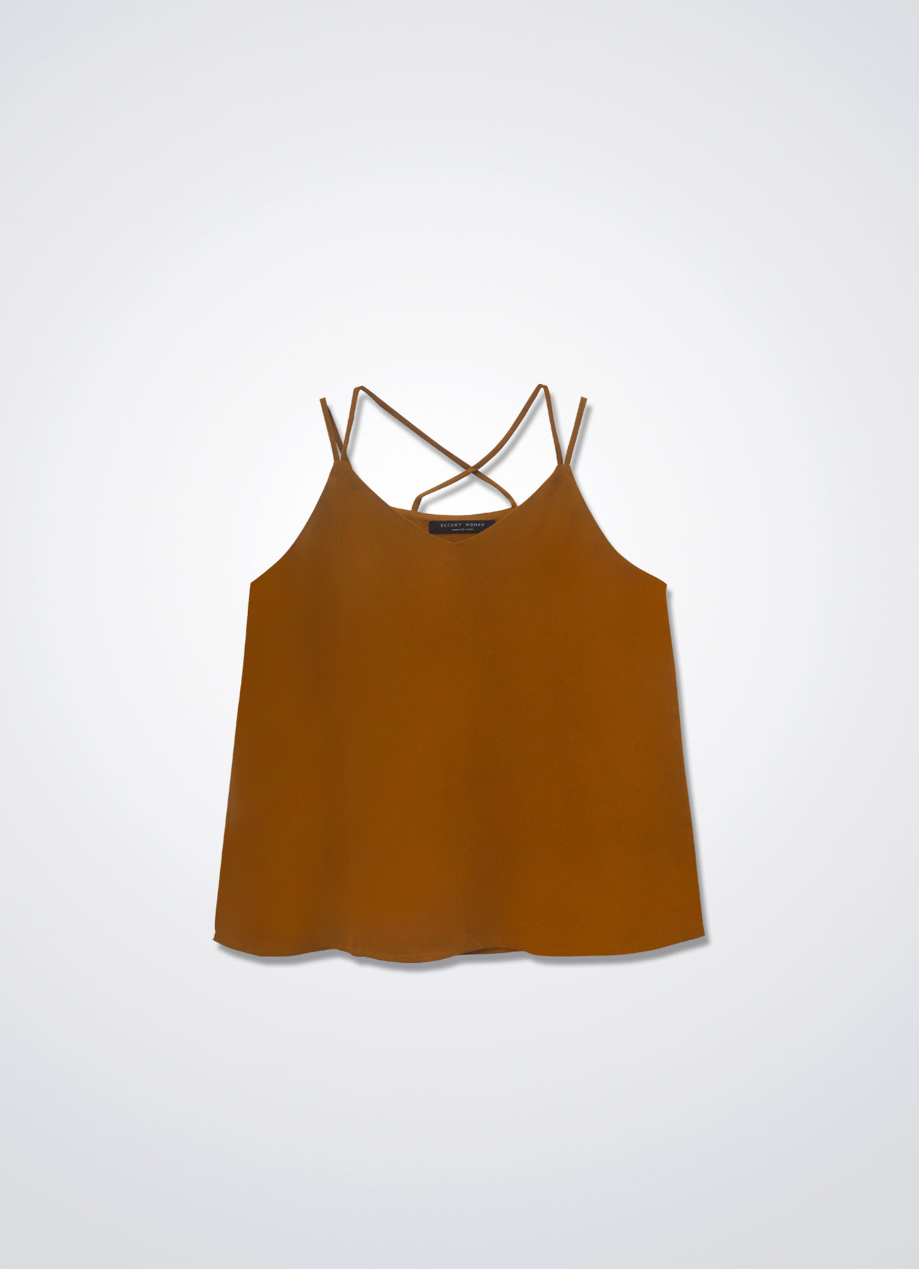 Golden-Ochre by Sleeveless Top