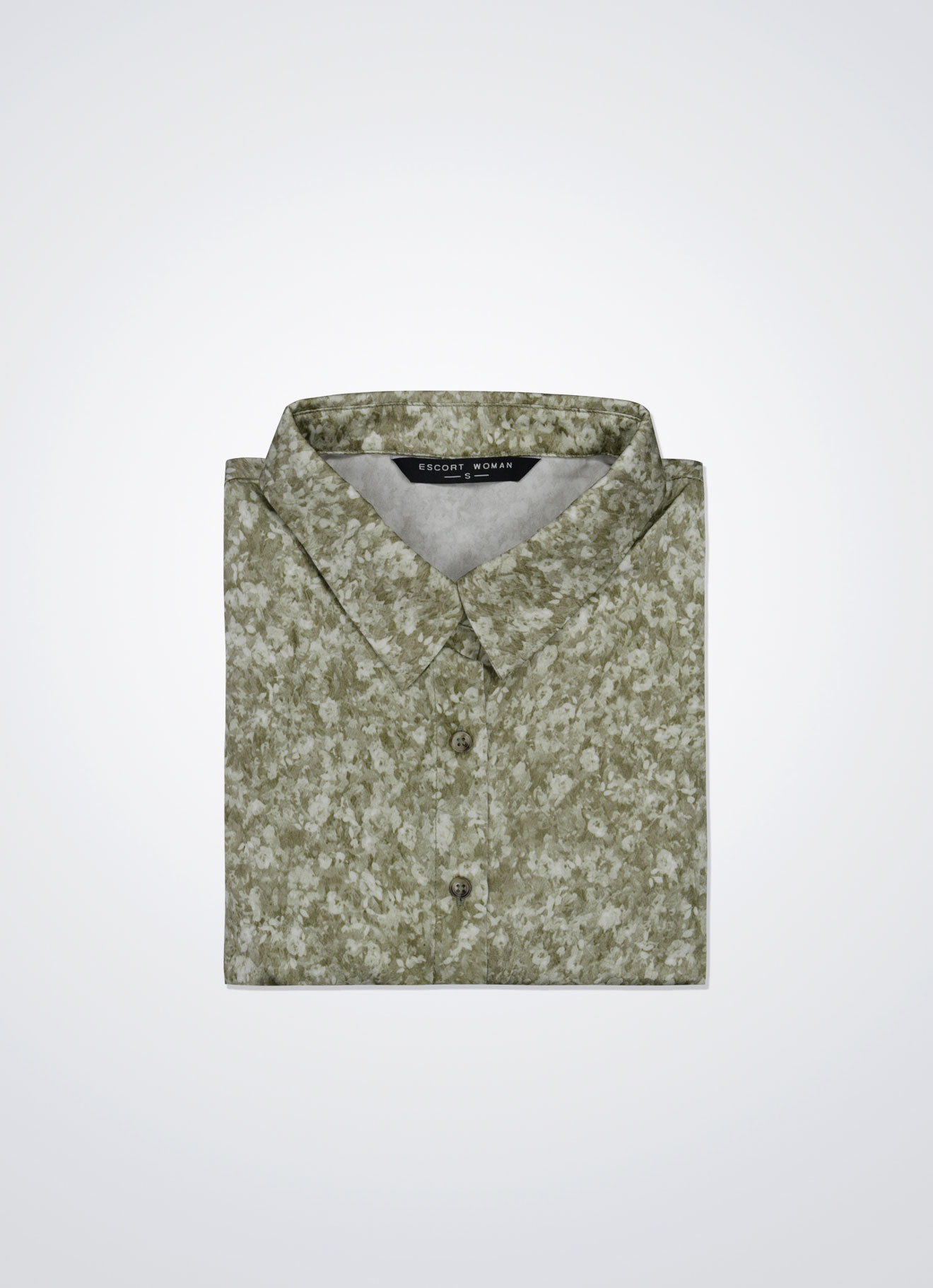 Gray-Green by Sleeveless Dress with Belt