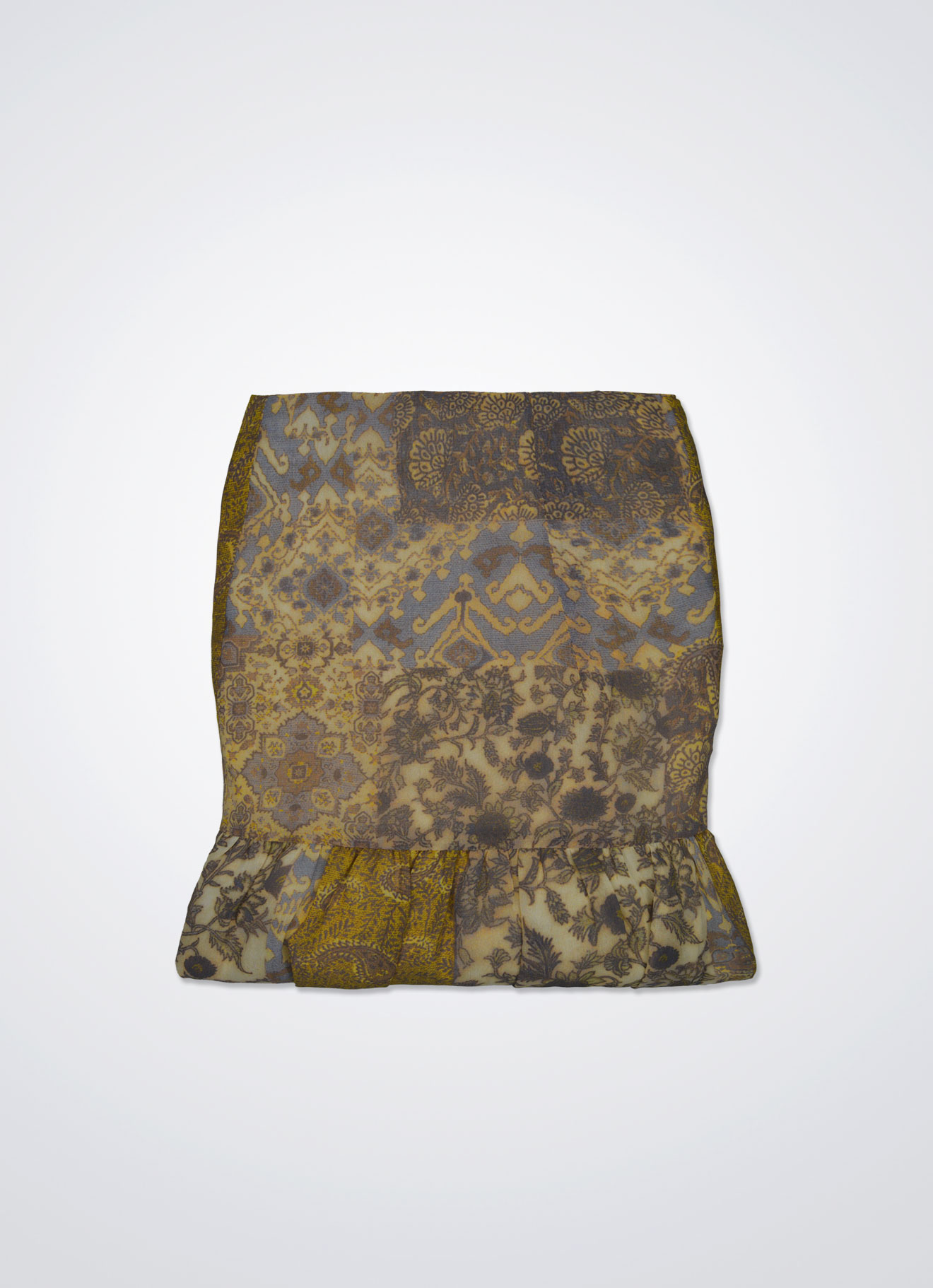Green-Sulphur by Maxi Skirt