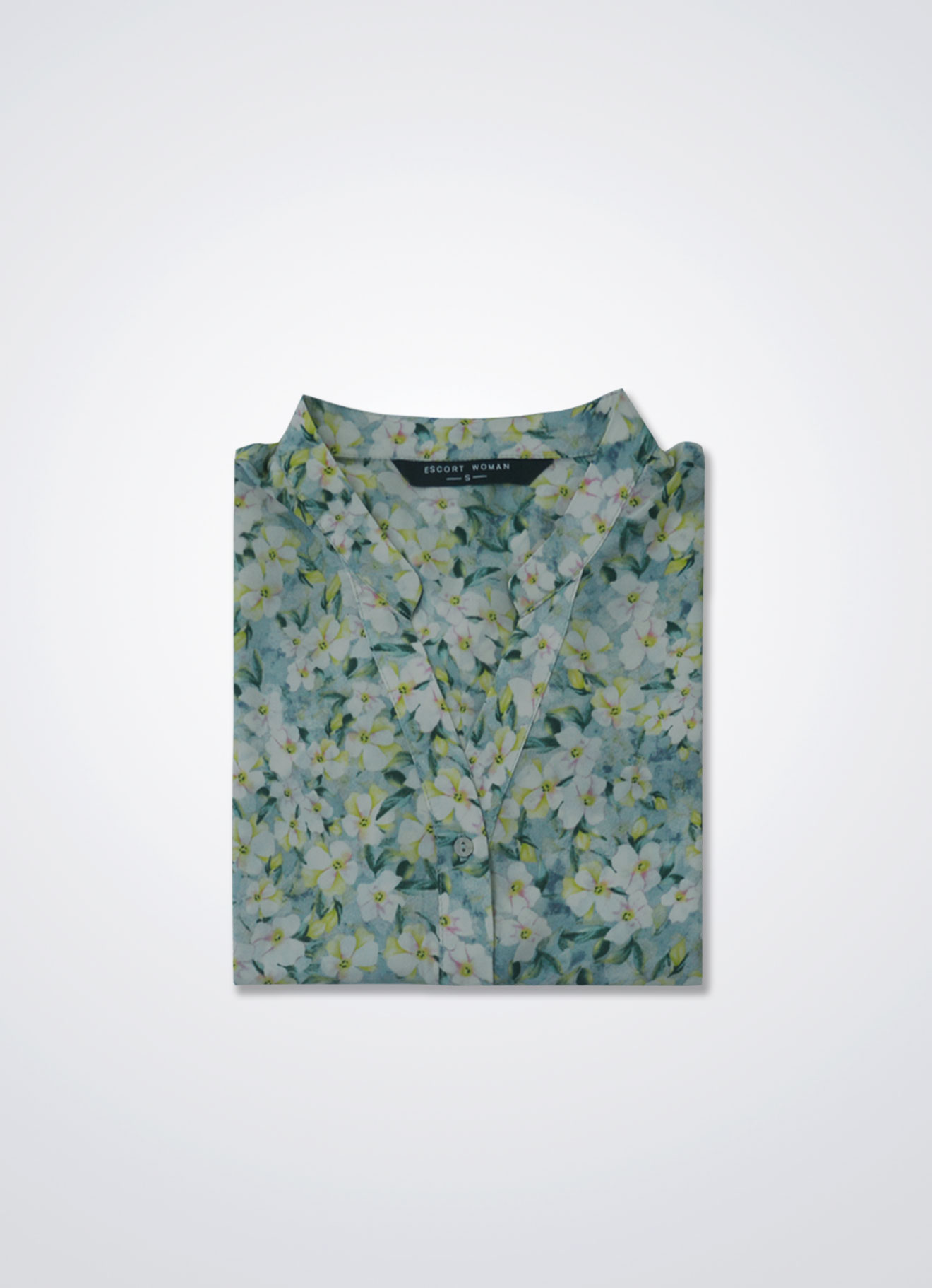 Harbor-Gray by Floral Printed Blouse