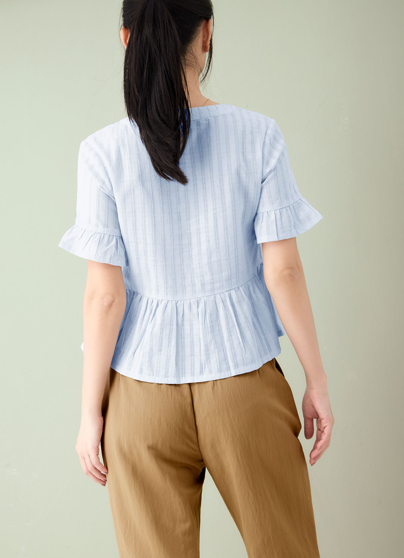 Ice-Flow by V-Neck Blouse