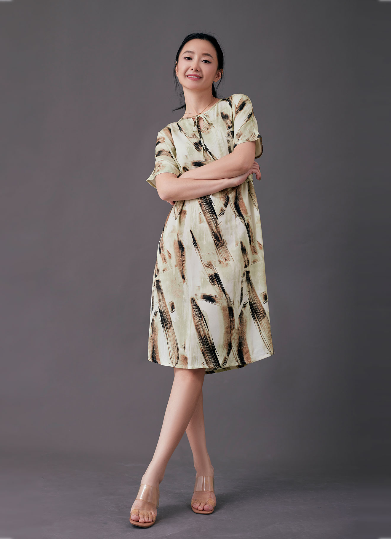 Indian-Tan by Sleeve Dress