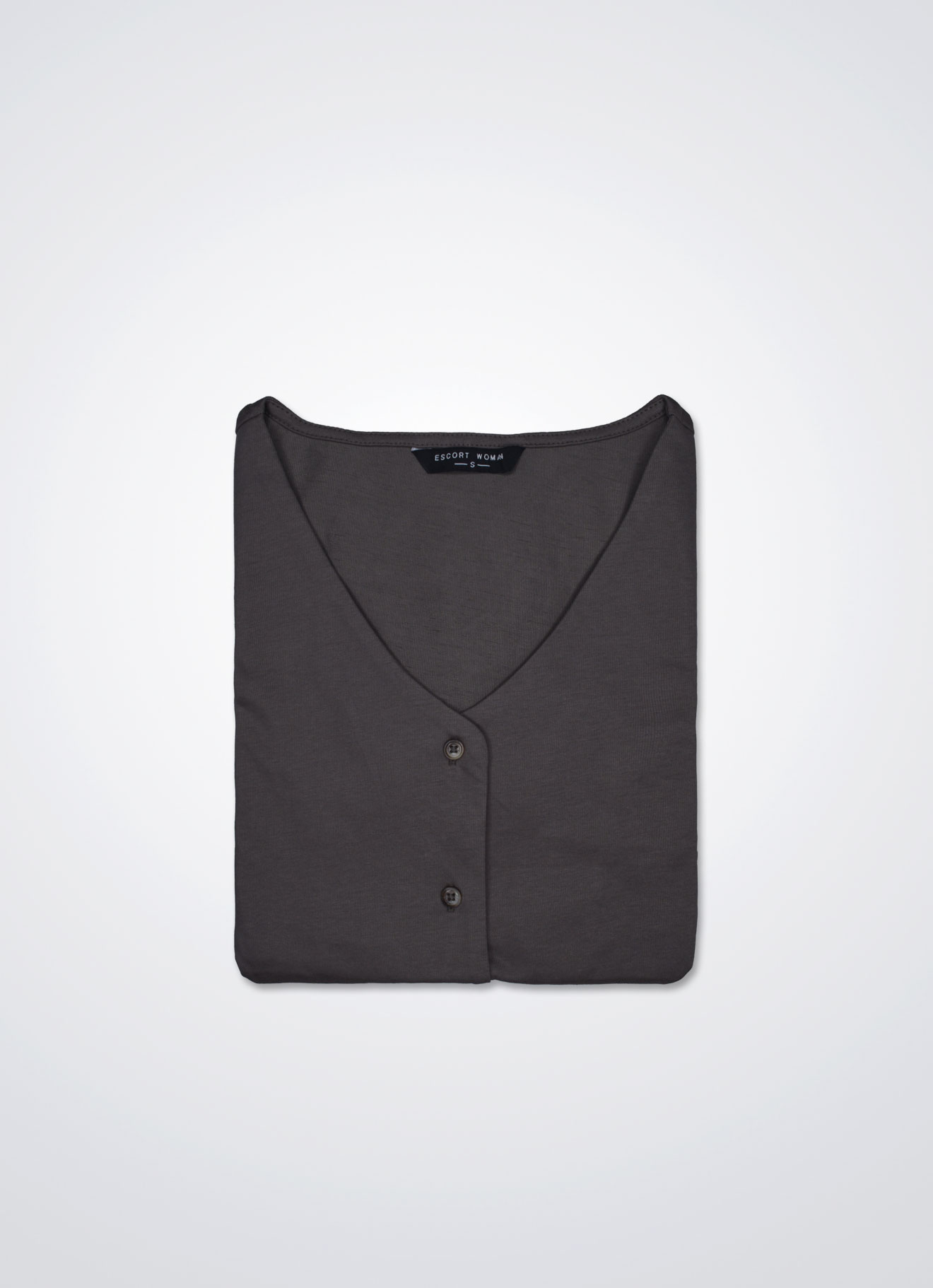 Iron by V-Neck Blouse