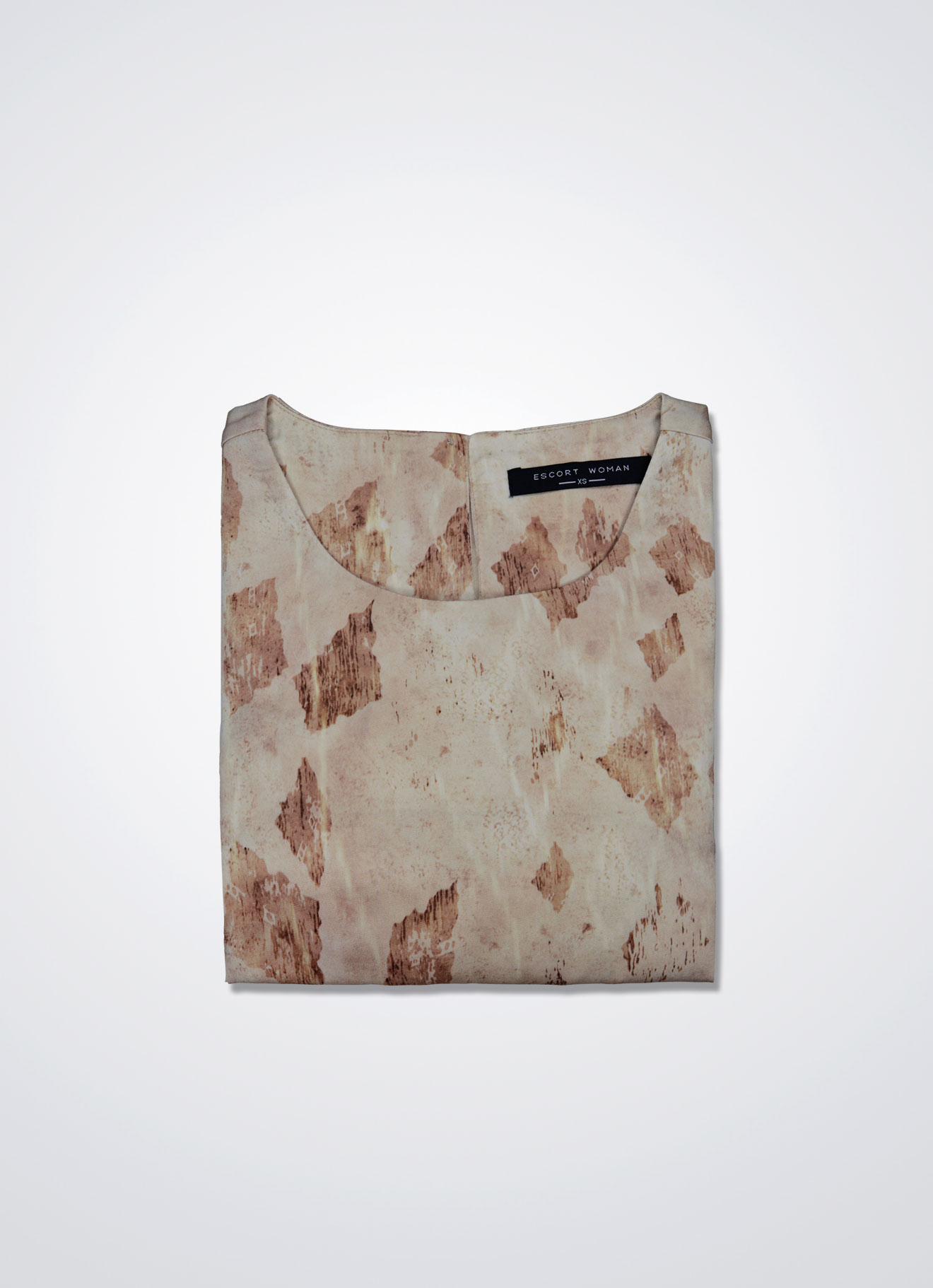 Ivory-Cream by Sleeveless Dress