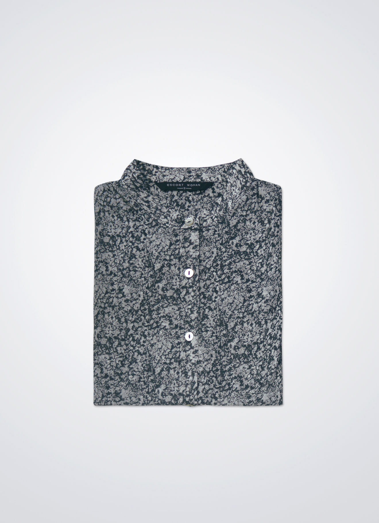 Jet-Black by Long Sleeve Blouse