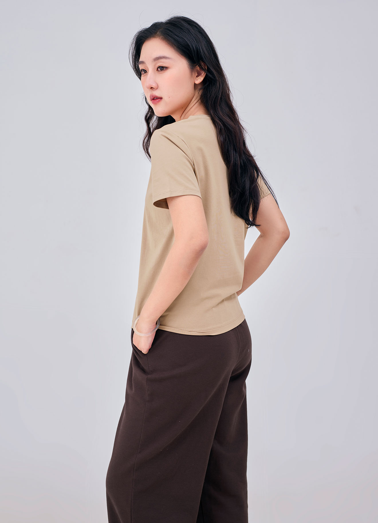 Latte by Printed Top